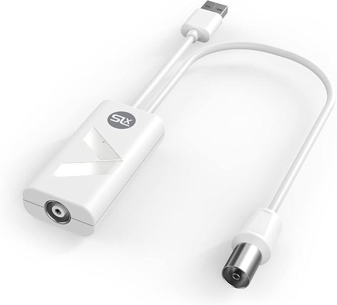 SLx TV Signal Booster Aerial Amplifier - Coax Connections - 4G & 5G Filtering - Indoor TV Aerial and Freeview - Item #8169 27815HSR image
