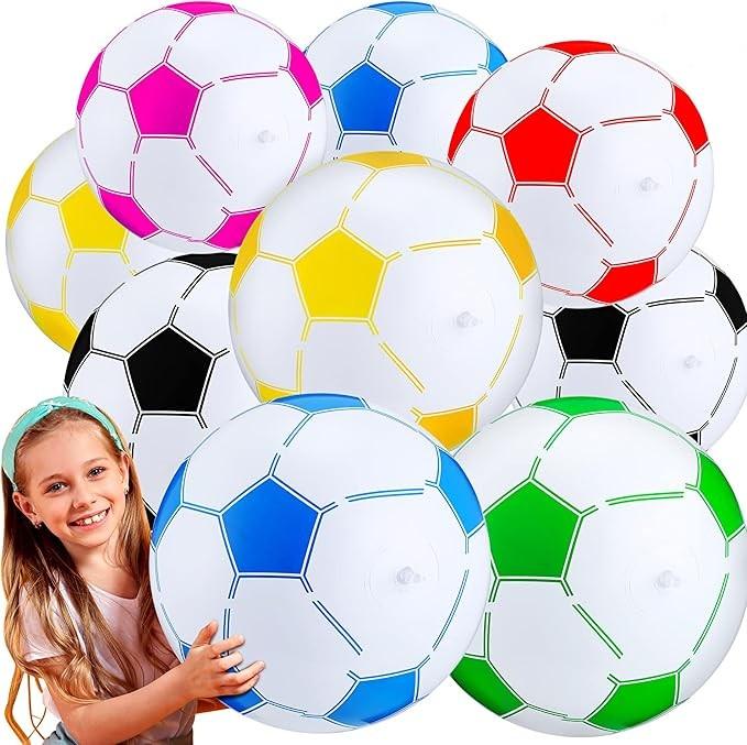 Inflatable Soccer Balls - 16 Inch - Assorted Colors - Item #8191 image