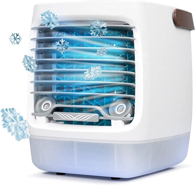 ChillWell 2.0 Evaporative Room Air Cooler - 4-Speed - Humidifier - USB Rechargeable - Item #8384 image