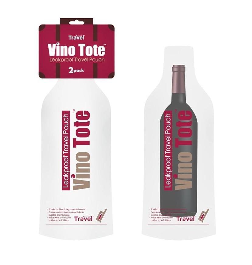 Pack of 2 - Grand Fusion Vine Tote for Wine Bottles and More - Wine Travel Bags - Item #8385 image