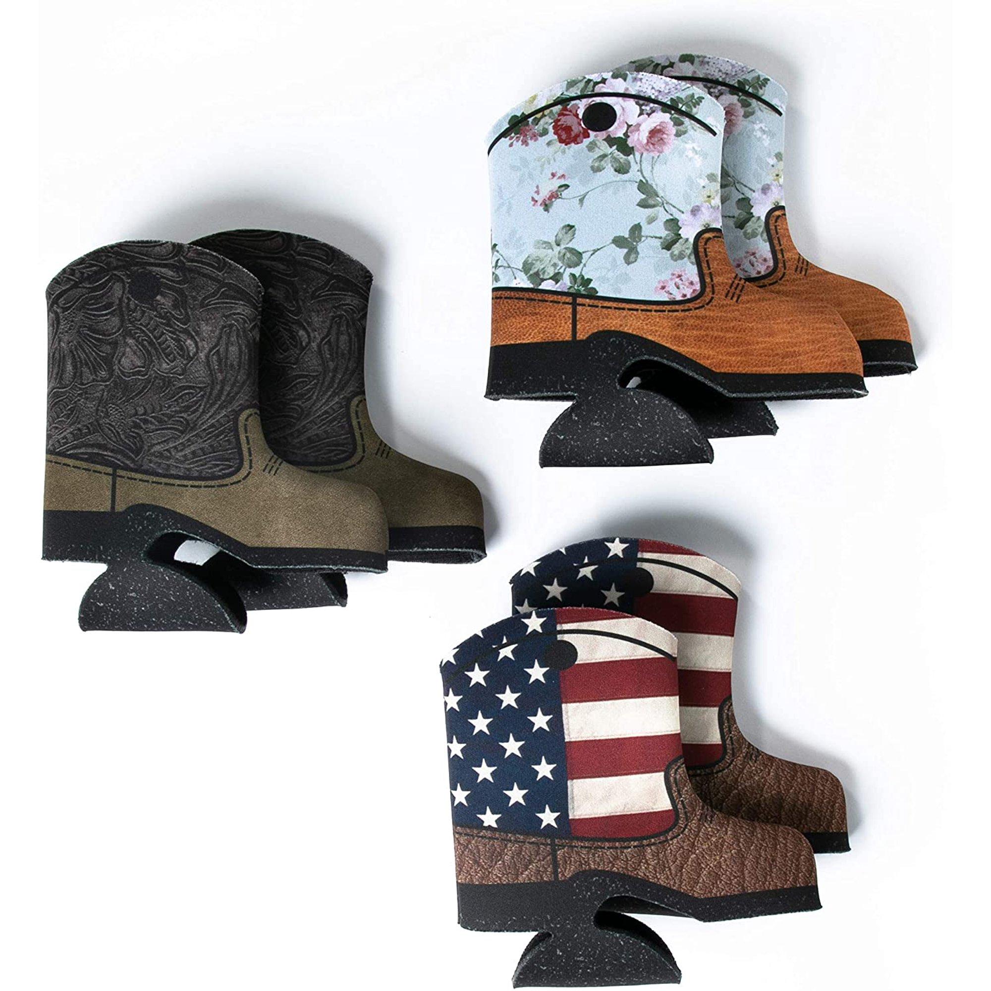 Cowboy Boot Can Coolie - Beverage Can Insulator - 3 Assorted Styles - Item #8421 30754 image
