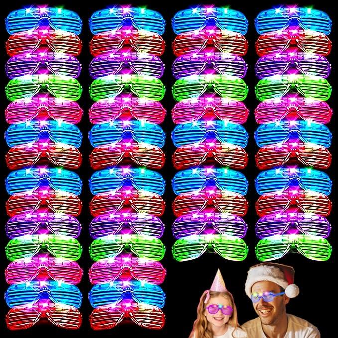 Led Light Up Glasses - Assorted Colors Glow Glasses - LED Party Glasses - Item #8450 image