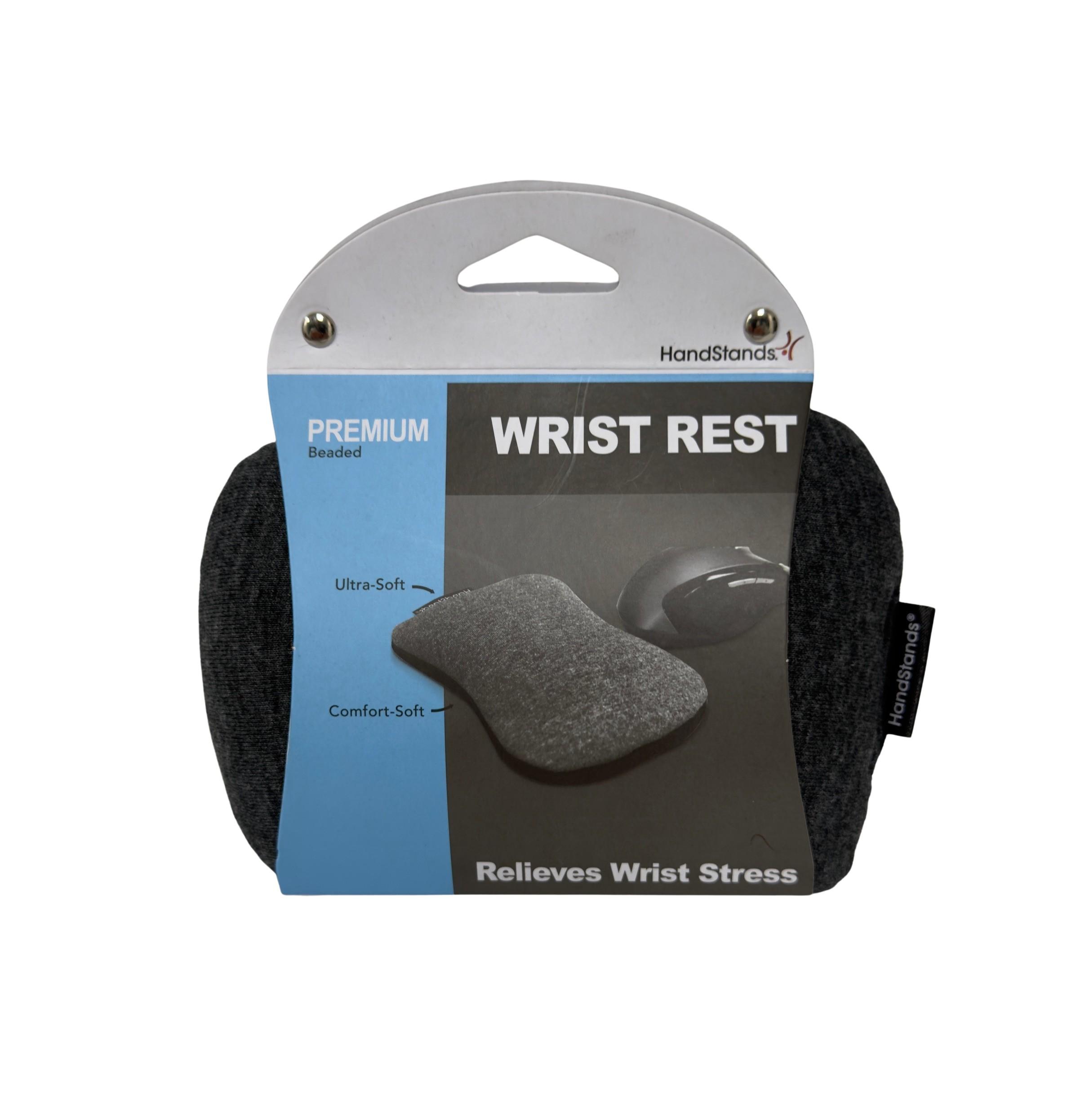 Handstands Ergonomic Beads Mouse Wrist Rest - Black/Gray - Item #8419 55510 image