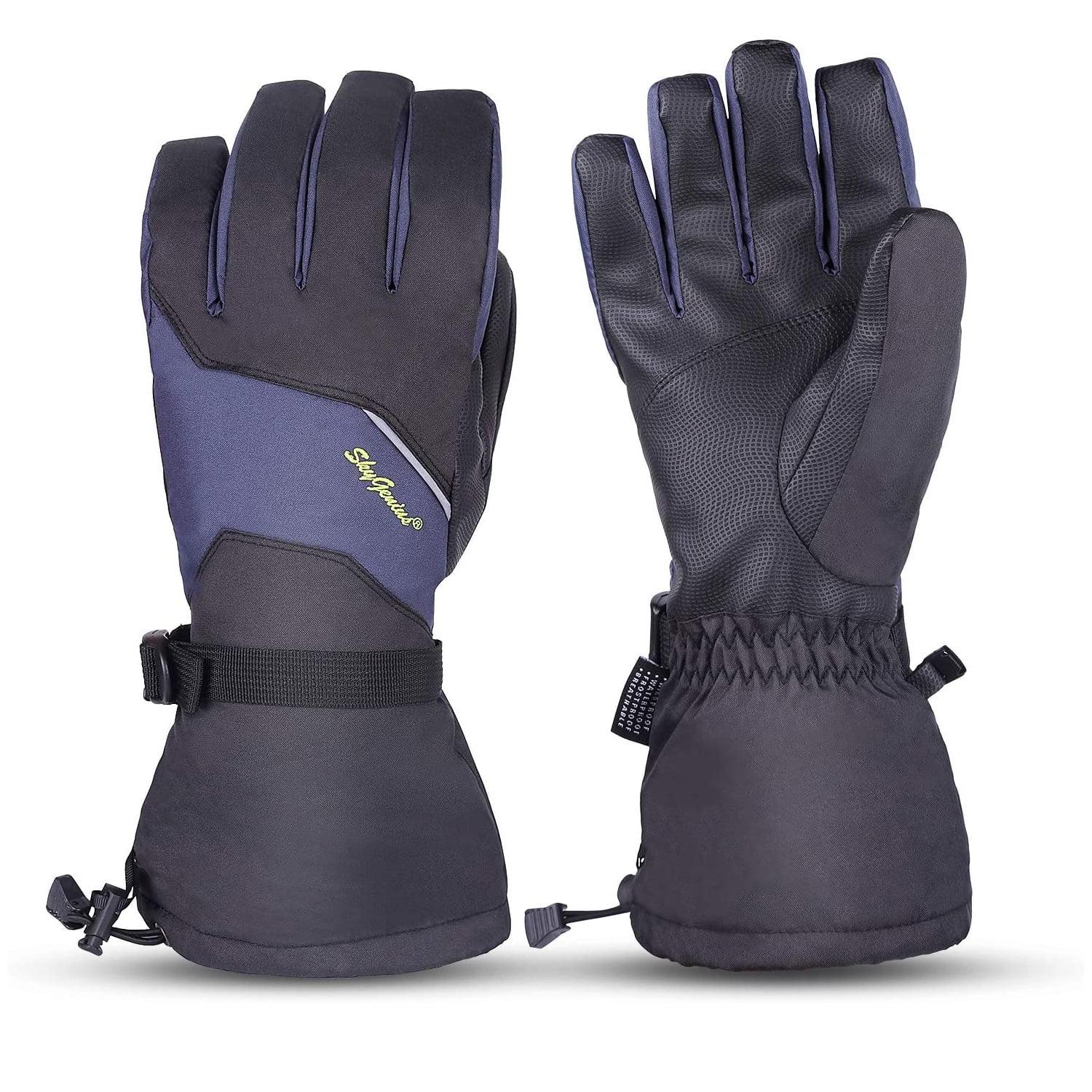 SkyGenius Waterproof Ski Gloves - Touchscreen Winter Warm Gloves for Men Women - XL Only - Item #8503 image
