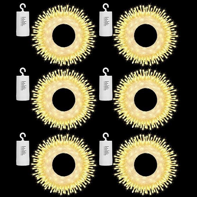 Battery Operated String Lights with Timer - Total 15.5 Feet - 50 LEDs - 8 Mode - Item #8641 image