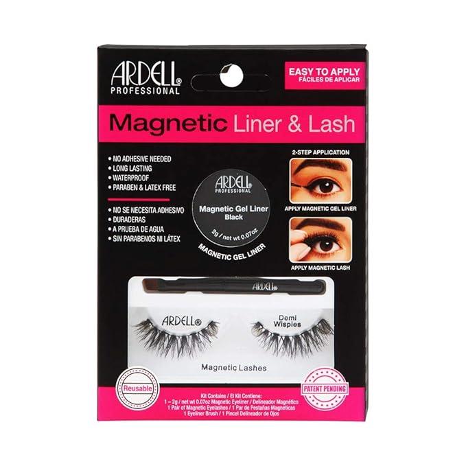 Ardell Magnetic Gel EyeLiner & False Lashes - Demi Wispies - 1 set - Item #8651 515