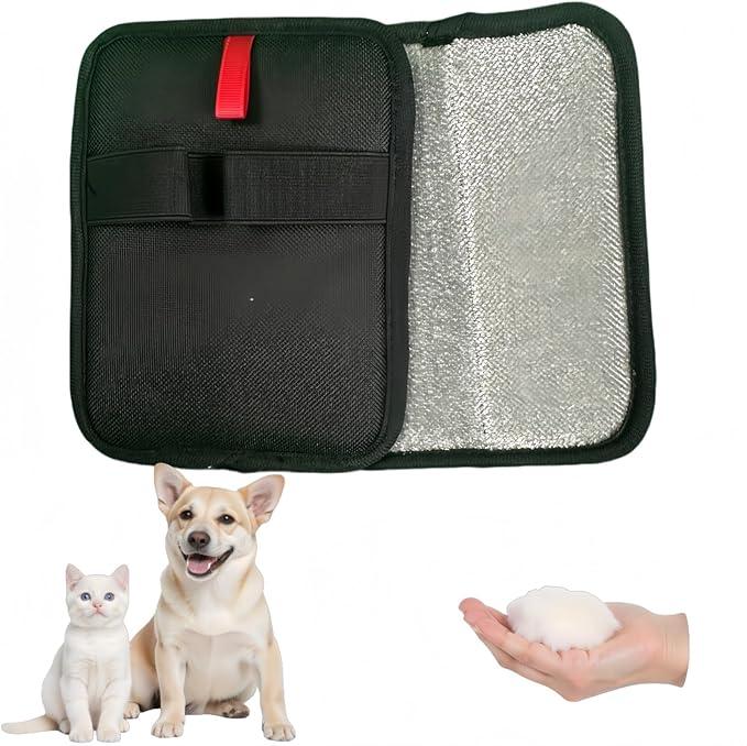 Pet Hair Removal Glove/Pad - Electrostatic Cat & Dog Hair Remover - Item #8680 image