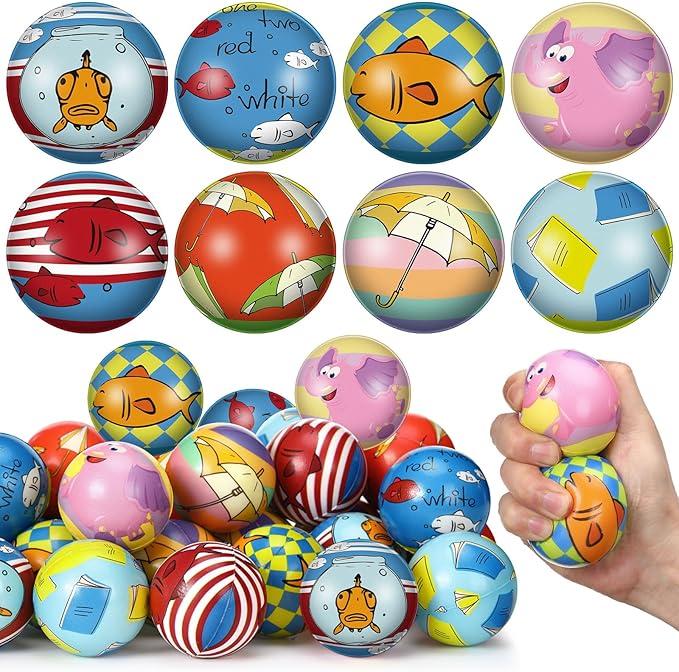 2.4 Inch Stress Relief Squeeze Balls - Cute Whimsical Squeeze Balls - Item #8770 image