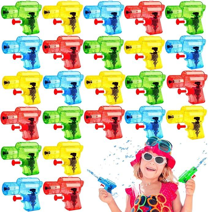 Mini Water Guns for Kids - Small Squirt Guns - Assorted Colors - Item #8761 image