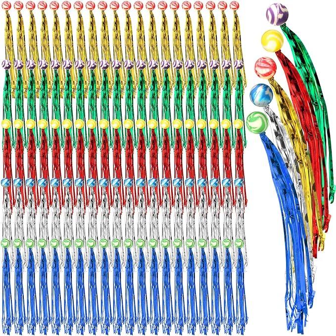 Colorful Streamer Balls - Rubber Comet Balls - Assorted Colors - Item #8789 image