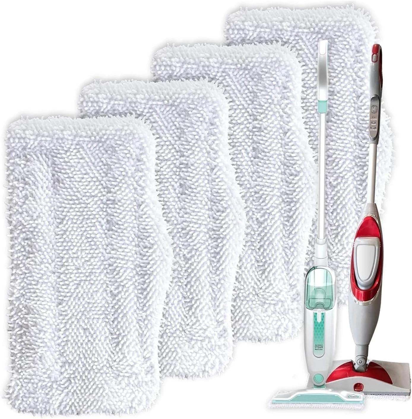 Turbo Microfiber 4-Pack Mop Pads for Shark Steam Mop SK Series & S Series - Item #8803 image