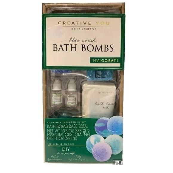 Bath Bombs Creative You - Do It Yourself Kit - Blue Crush - Invigorate - Item #8828 92025 image