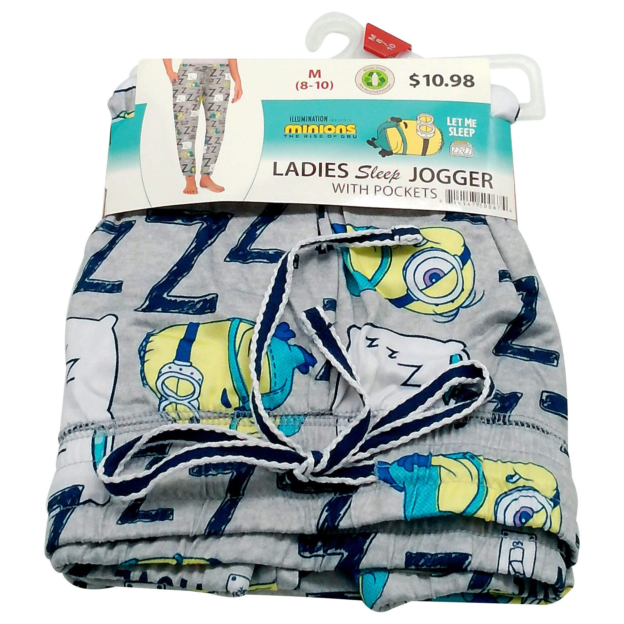 Ladies Minions 2 Themed Sleep Joggers with Pockets in Medium - Qty 12 image