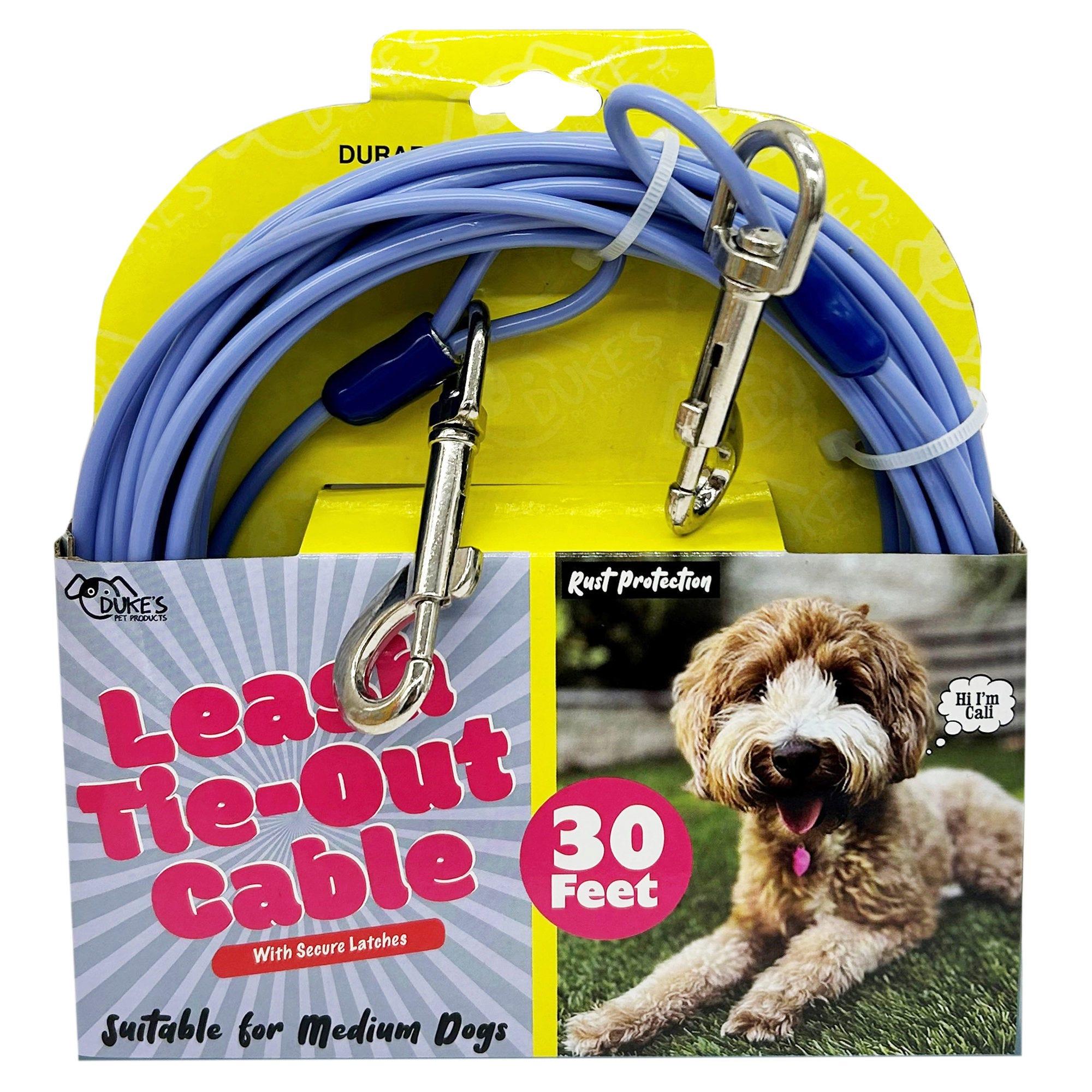 30 Foot Leash Tie-Out Cable With Secure Latches image