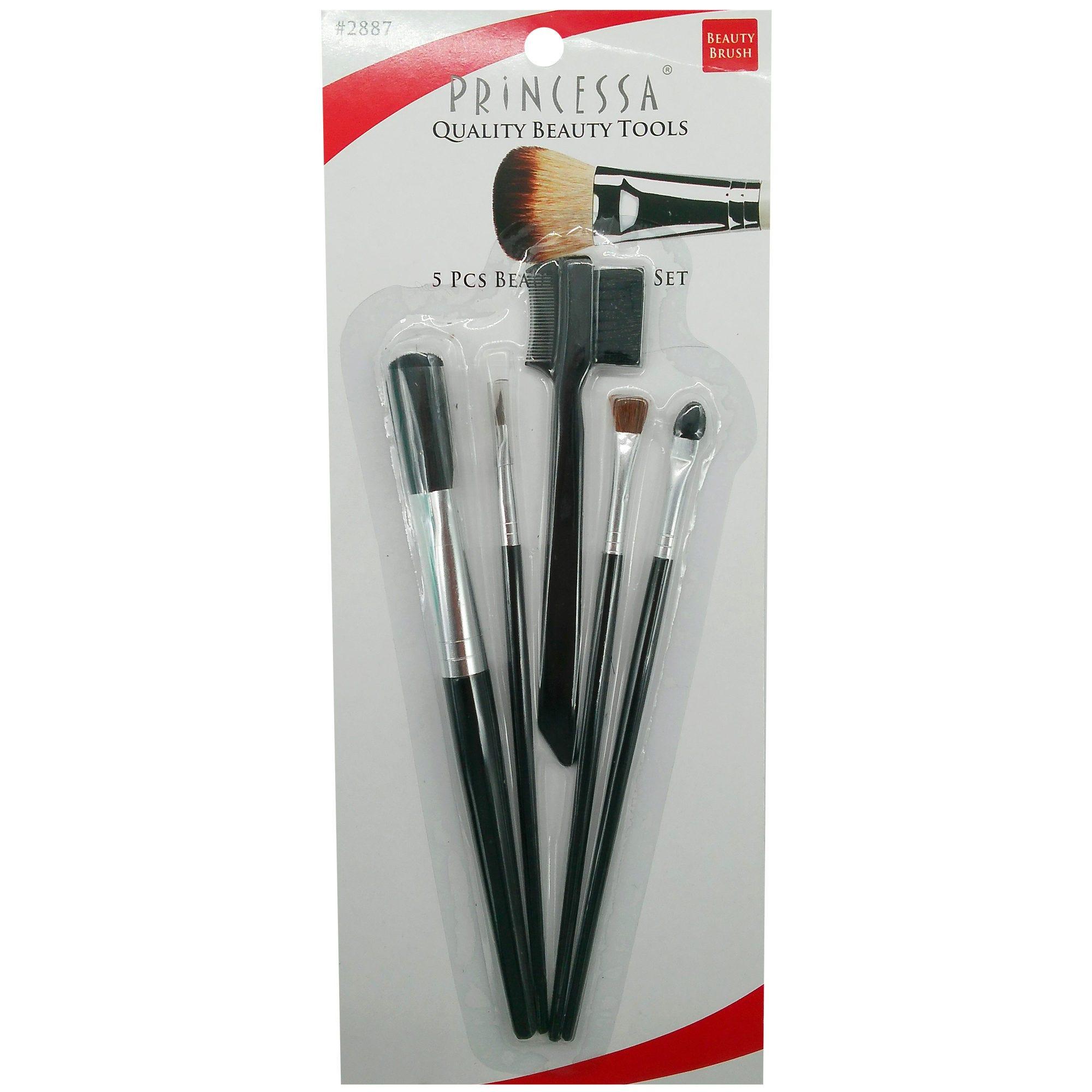 Princessa 5 Piece Makeup Brush Set image