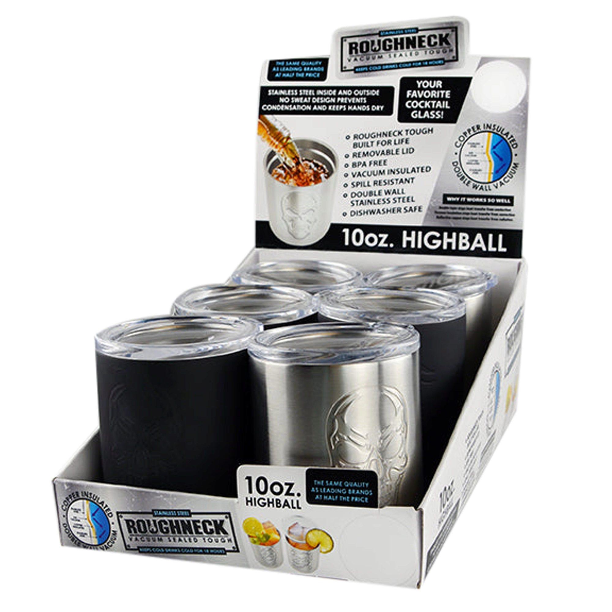 10 Oz Stainless Steel High Ball Cup in PDQ Display image