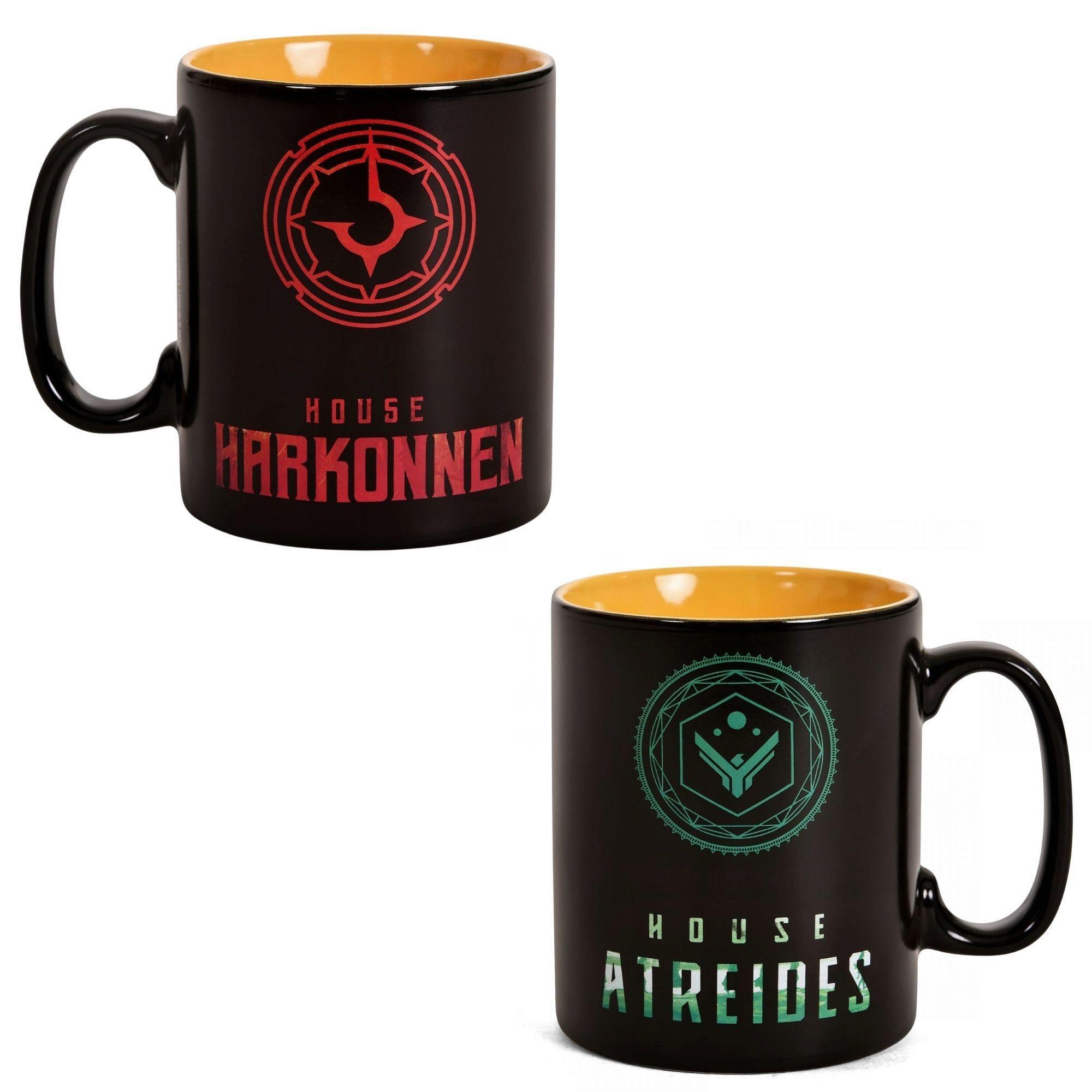 Dune House Atreides vs House Harkonnen 16 oz Magic Heat Change Mug in Gift Box image
