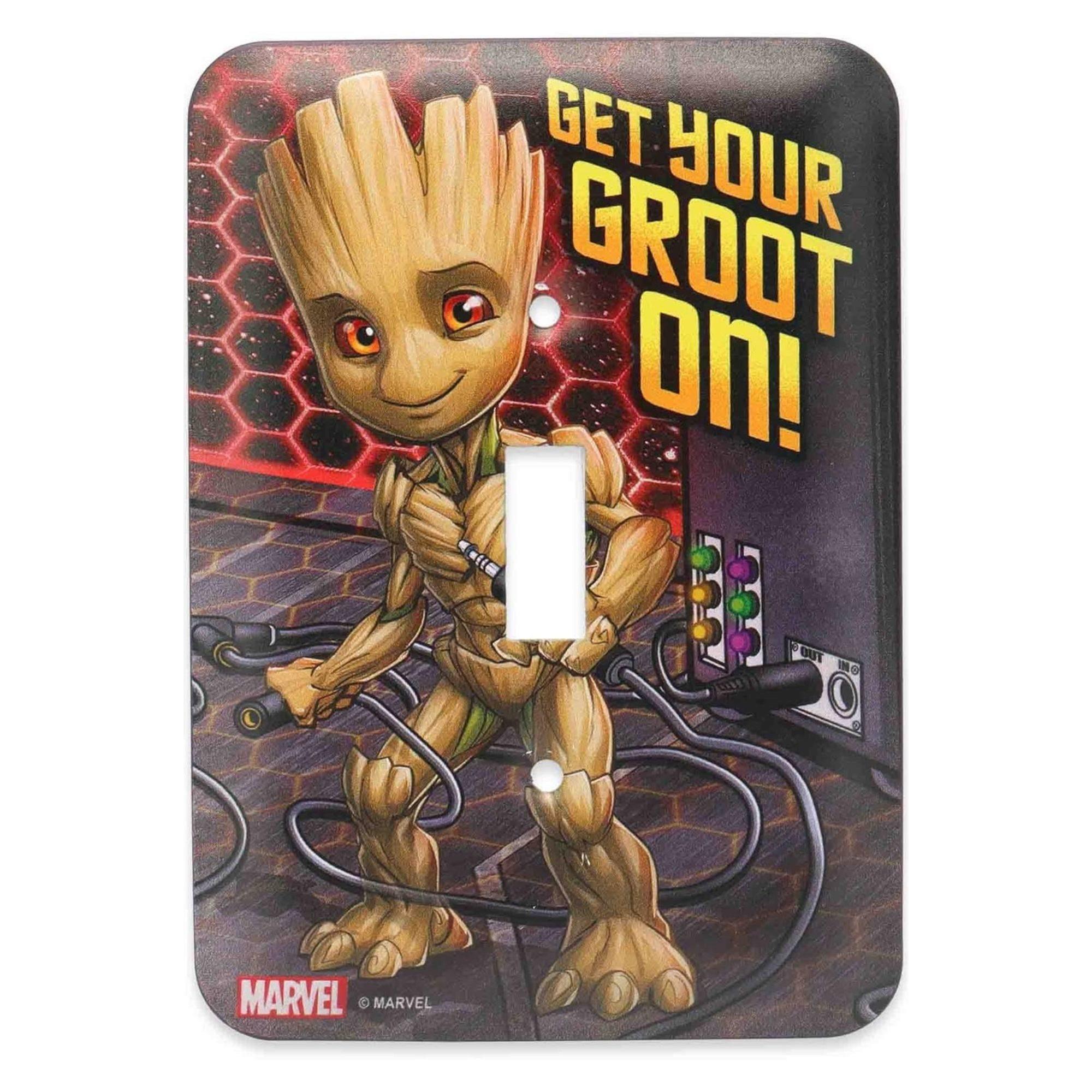 "Marvel Guardians of The Galaxy Get Your Groot On! 3.5"" x 5"" Light Switch Plate - Qty 32" image