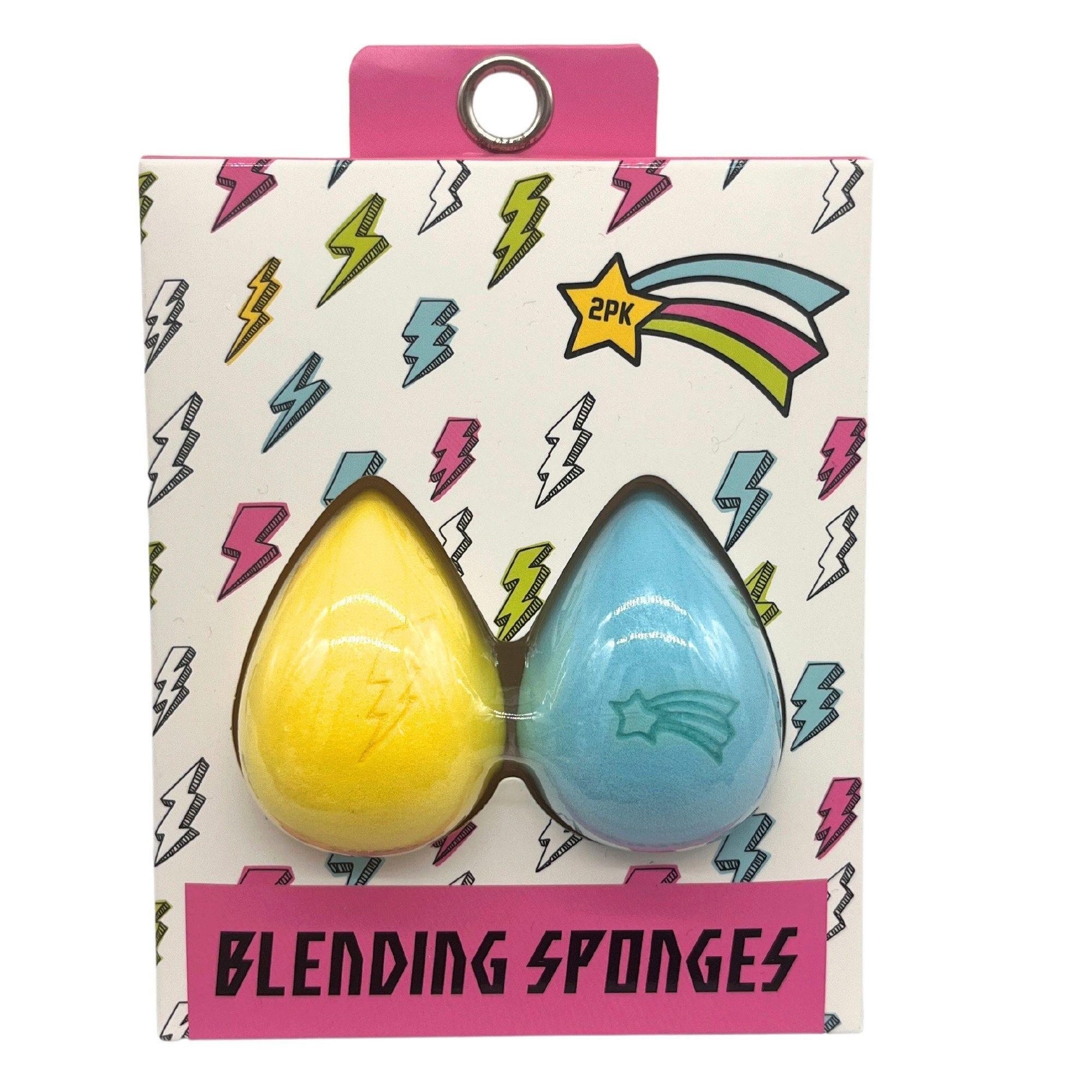 Lighting Bolt & Star  Imprint  2 Pack Makeup Blender Sponges image