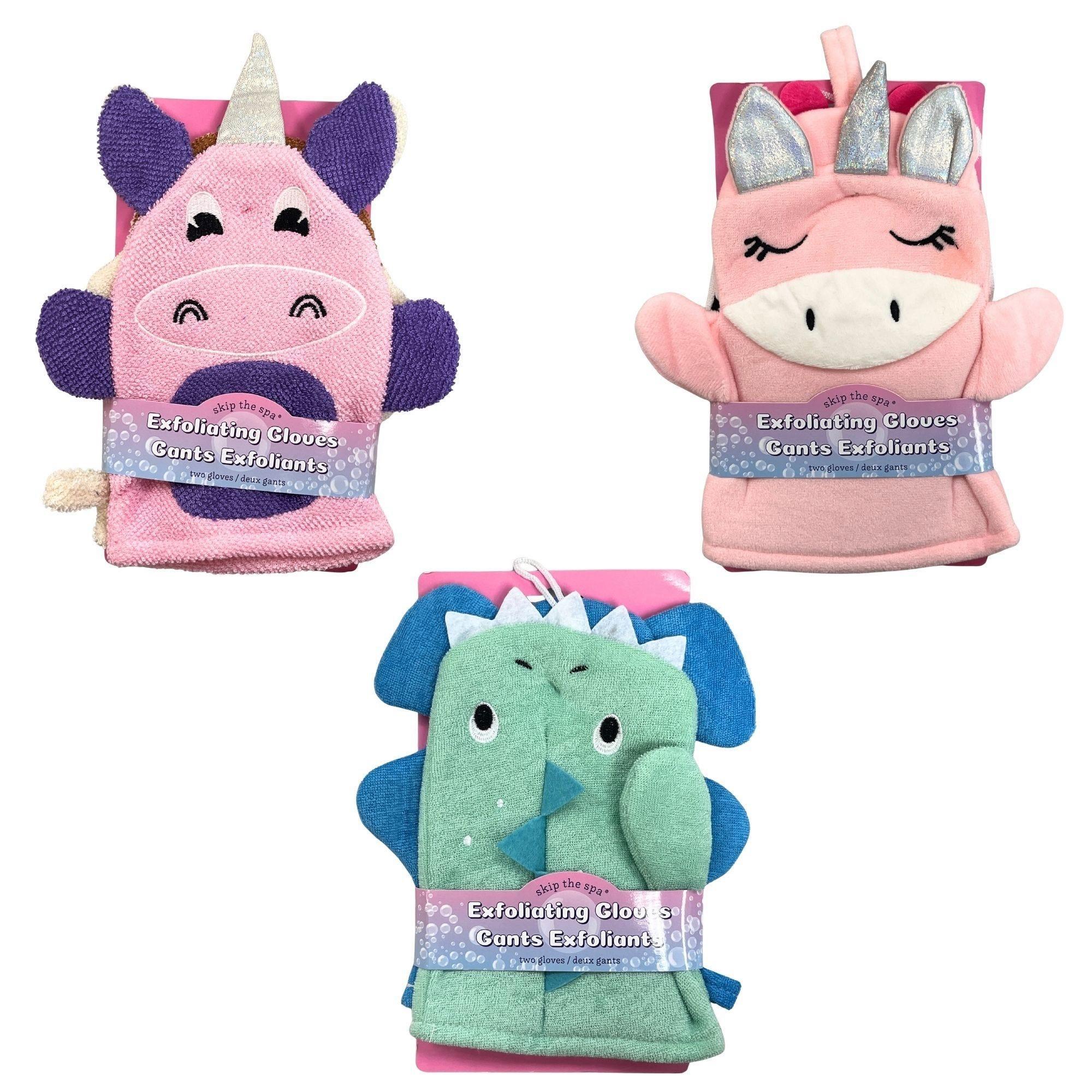 Assorted Characters 2 Piece Exfoliating Gloves image