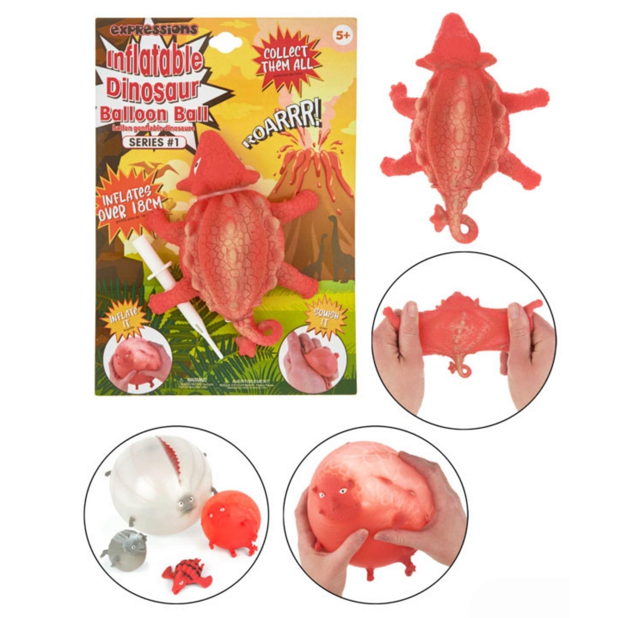 Expressions Inflatable Red Dinosaur Balloon Ball image