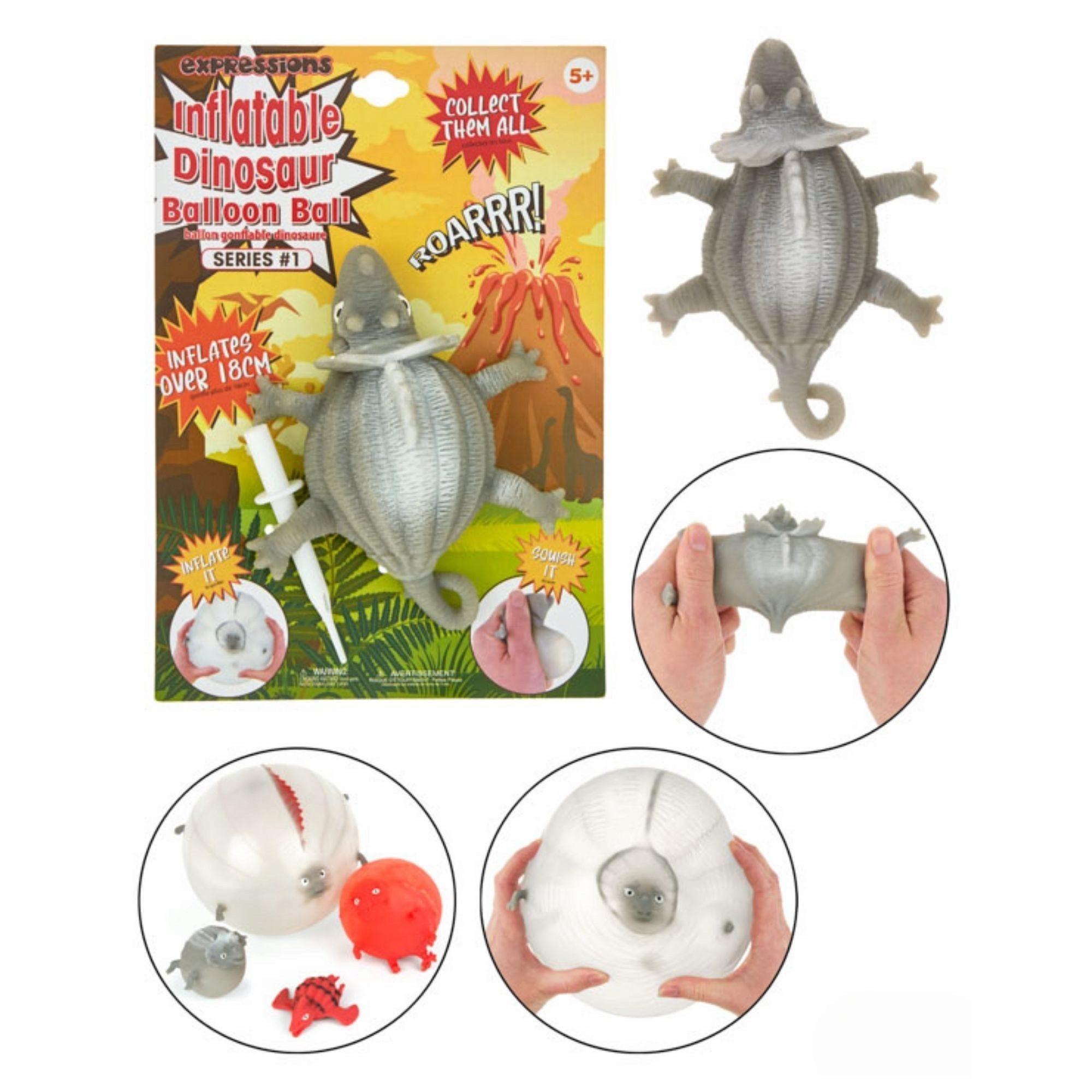 Expressions Inflatable Gray Dinosaur Balloon Ball image