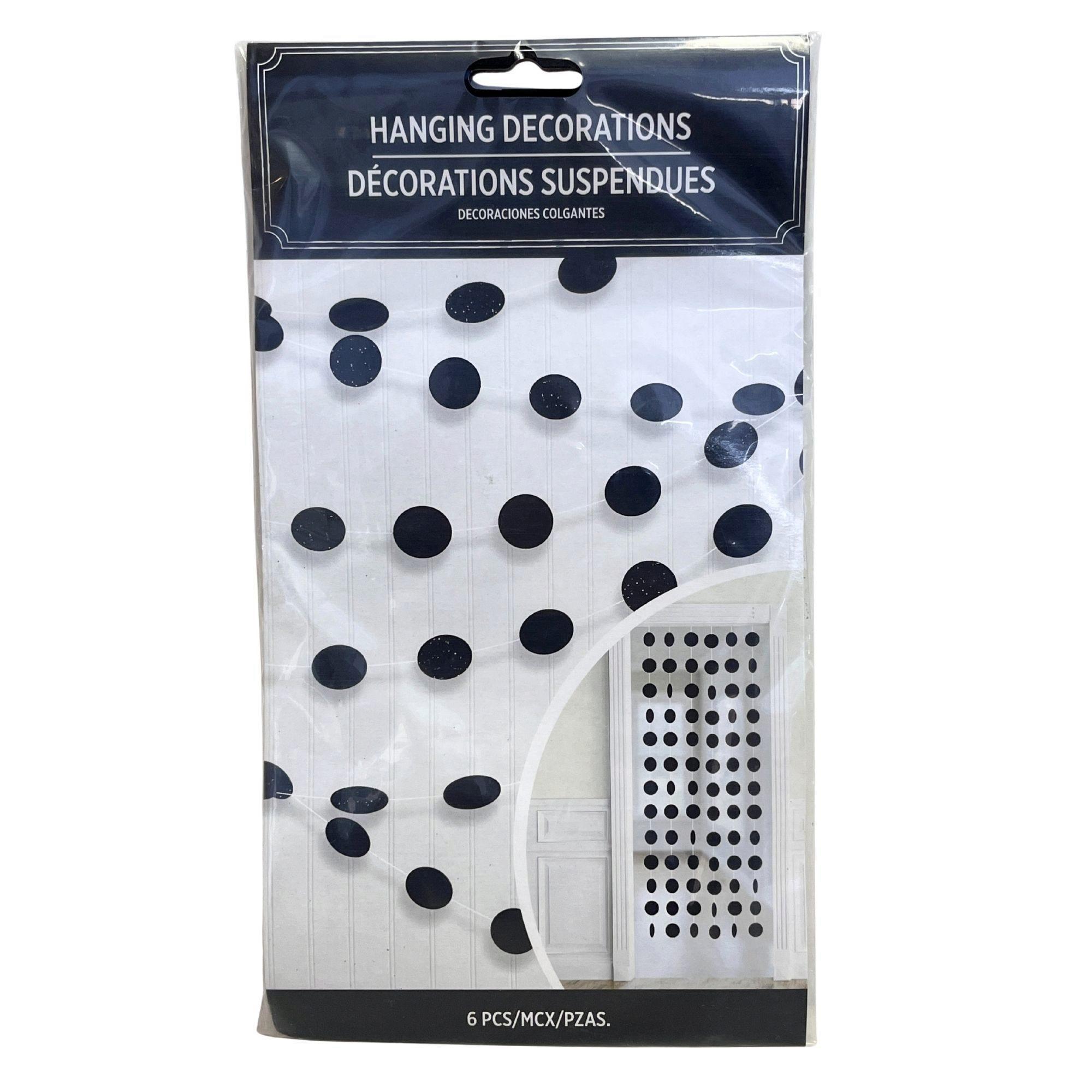 Hanging Dot Decorations in Black image
