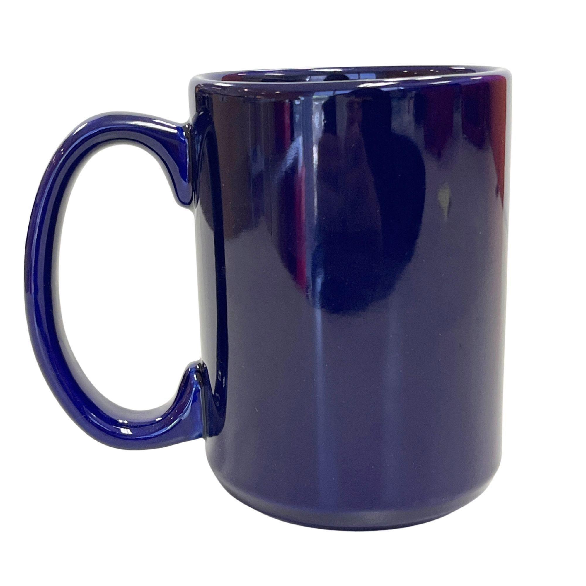 15oz Jumbo Cobalt C-Handle Ceramic Mug image