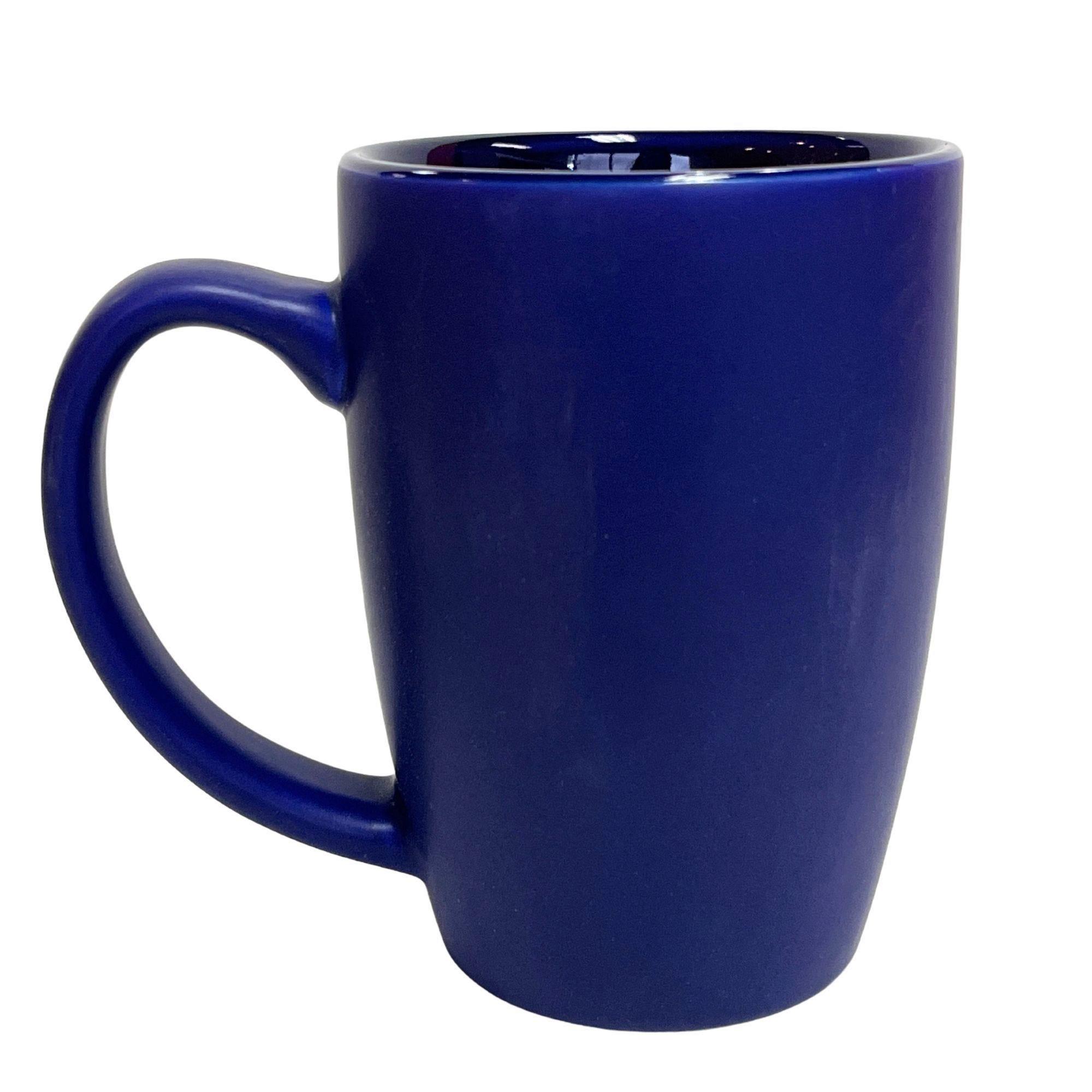 14oz Matte Cobalt Challenge Ceramic Mug image