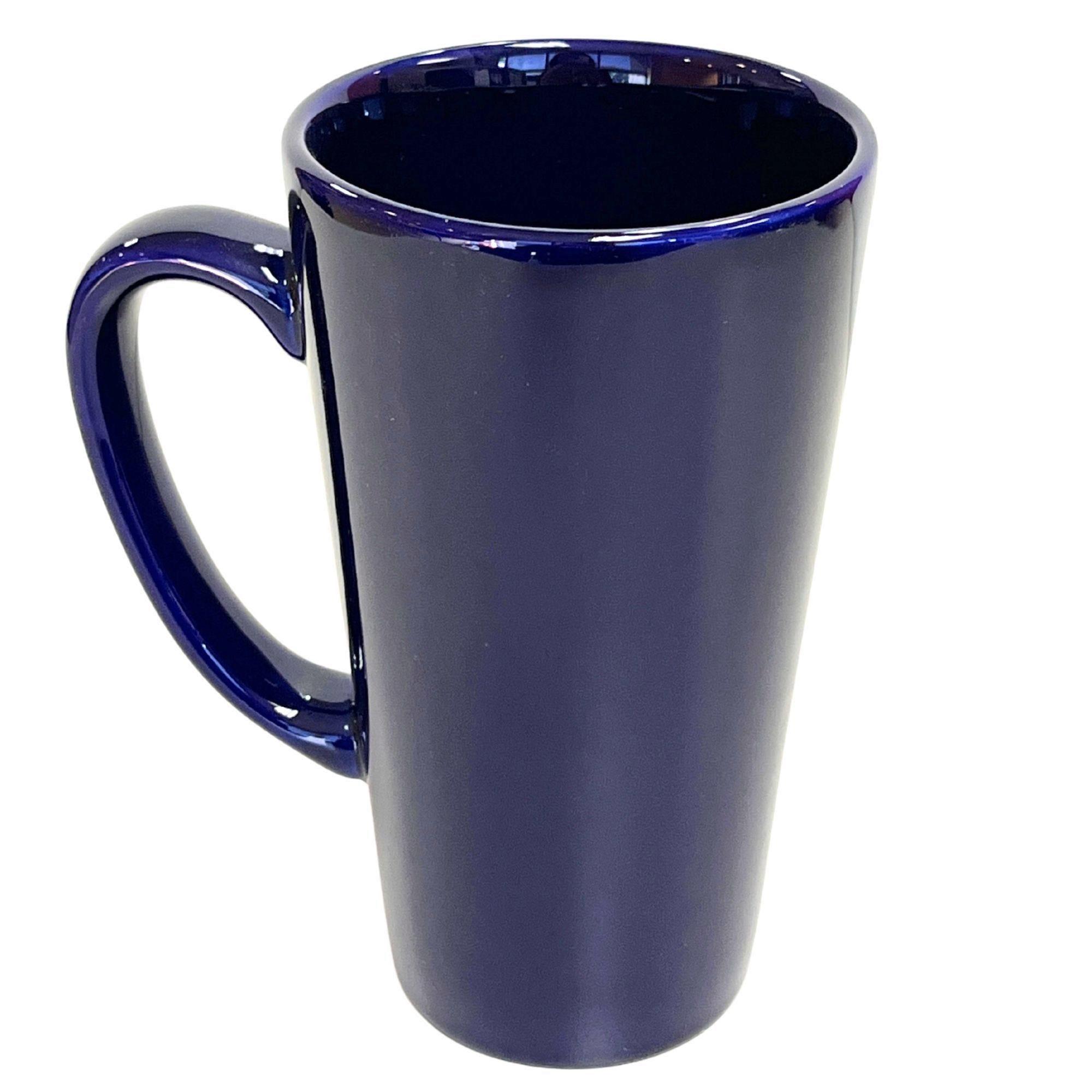 16oz Large Cobalt Cafe Ceramic Mug image