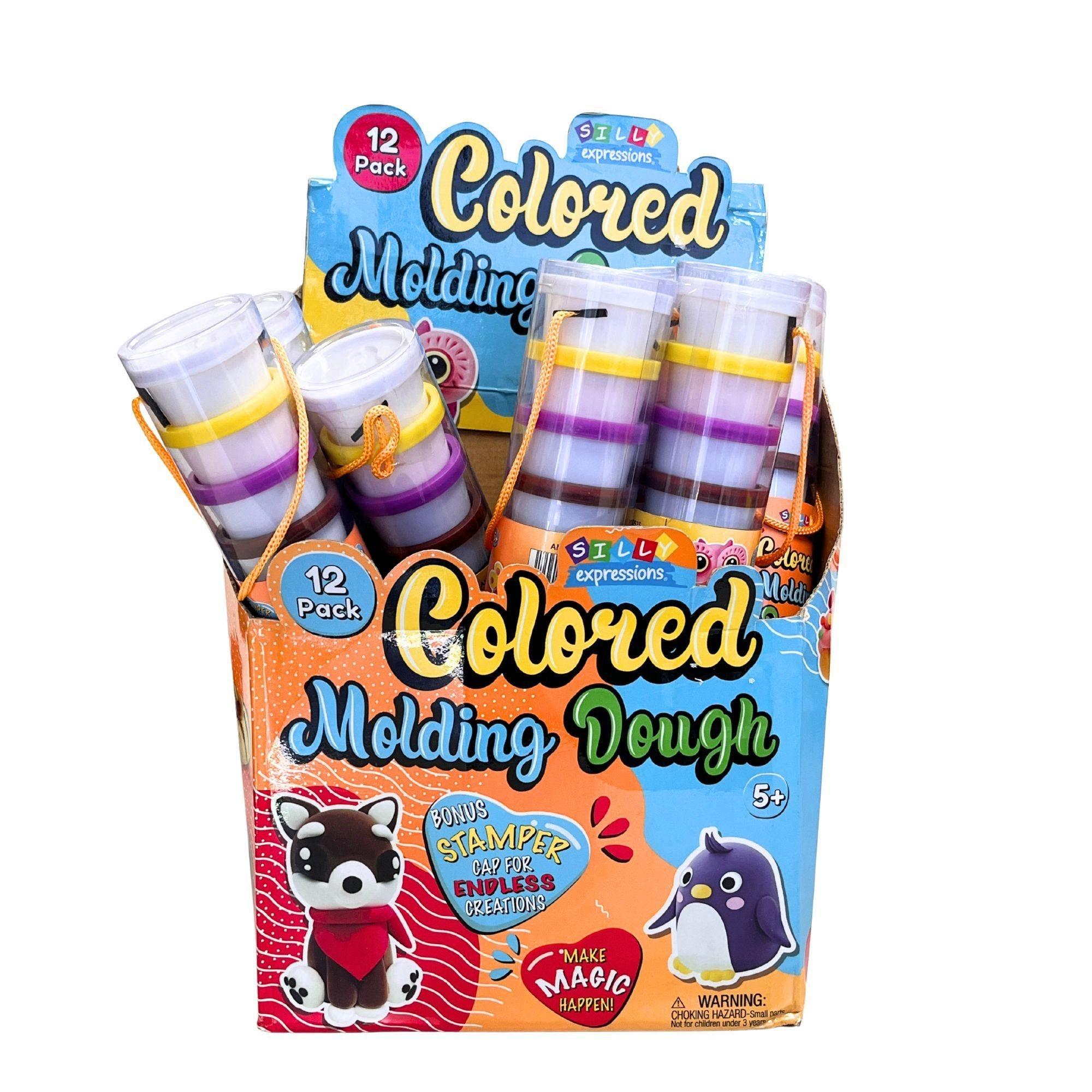12 Piece Assorted Colors Molding Dough in PDQ Display image