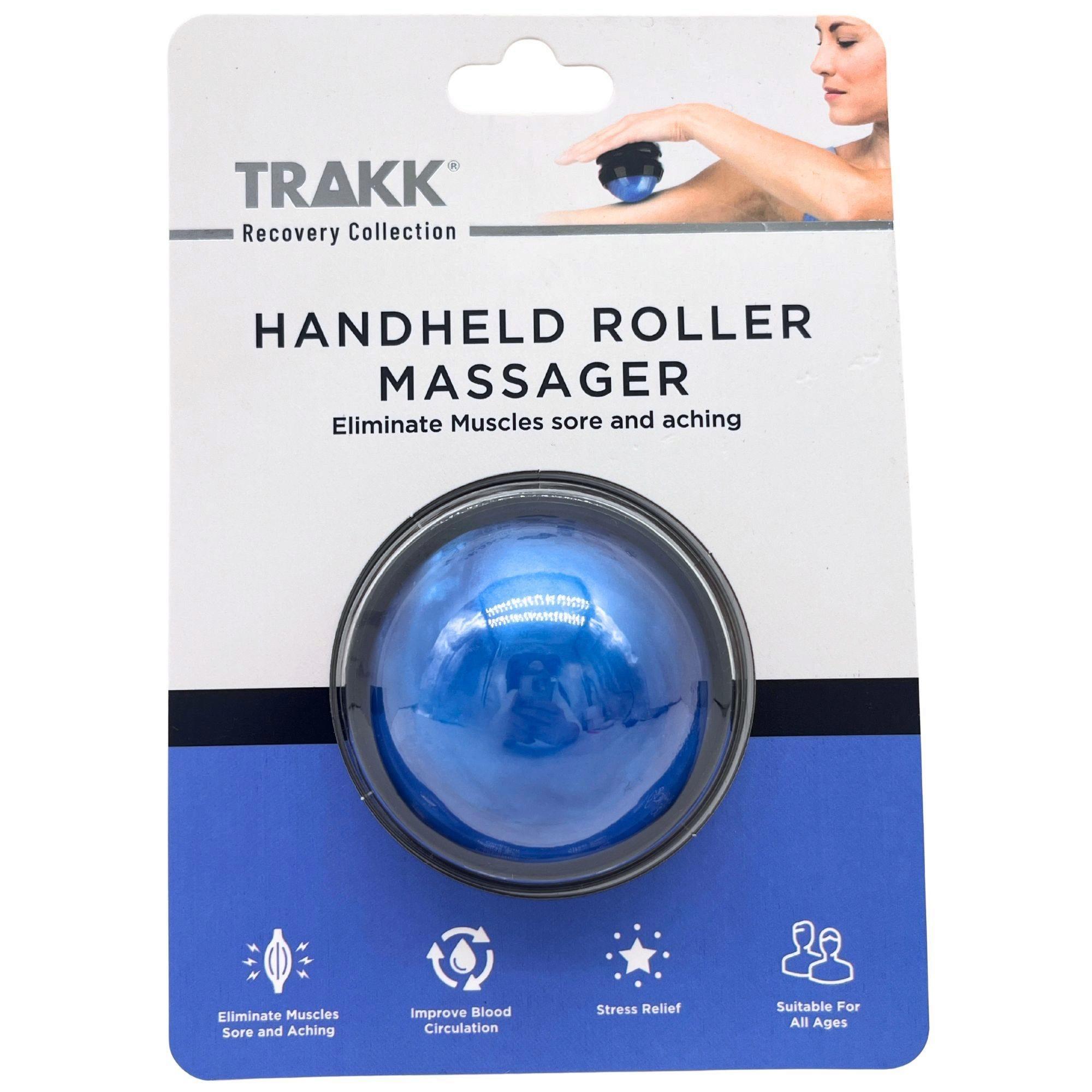 TRAKK Handheld Roller Ball Massager in Blue image