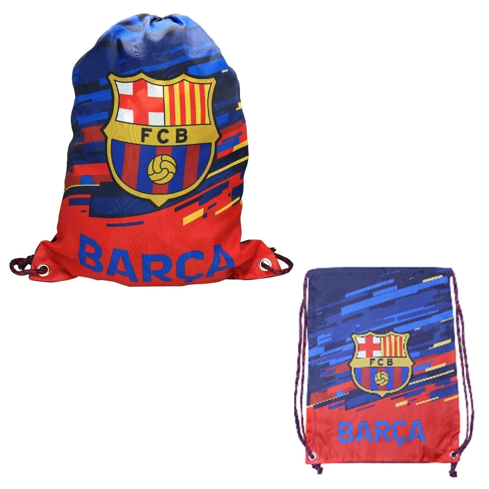 Licensed FC Barcelona Colorsplash Drawstring Cinch Bag image