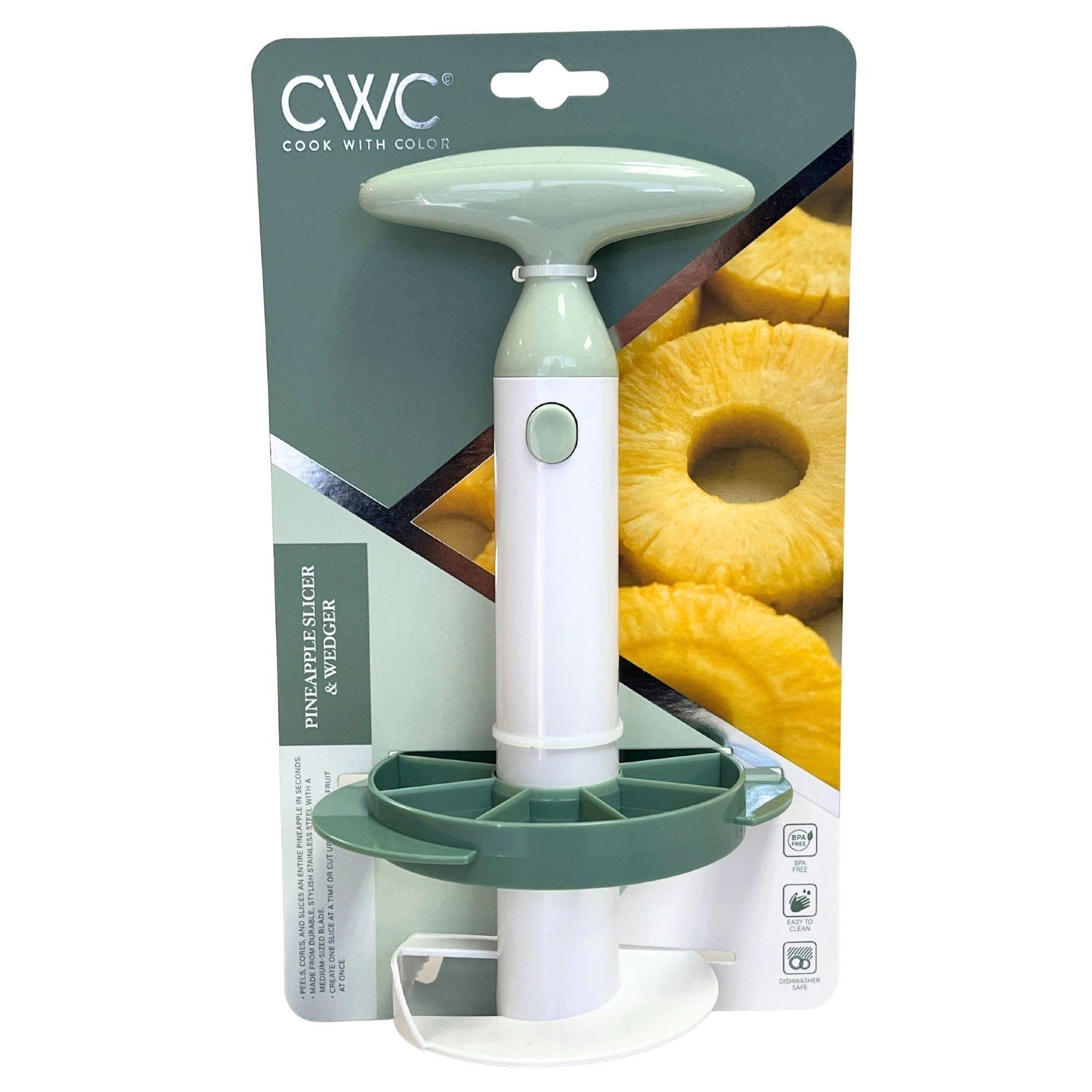 Cook with Color 2 in 1 Pineapple Slicer & Wedger in Sage Green image