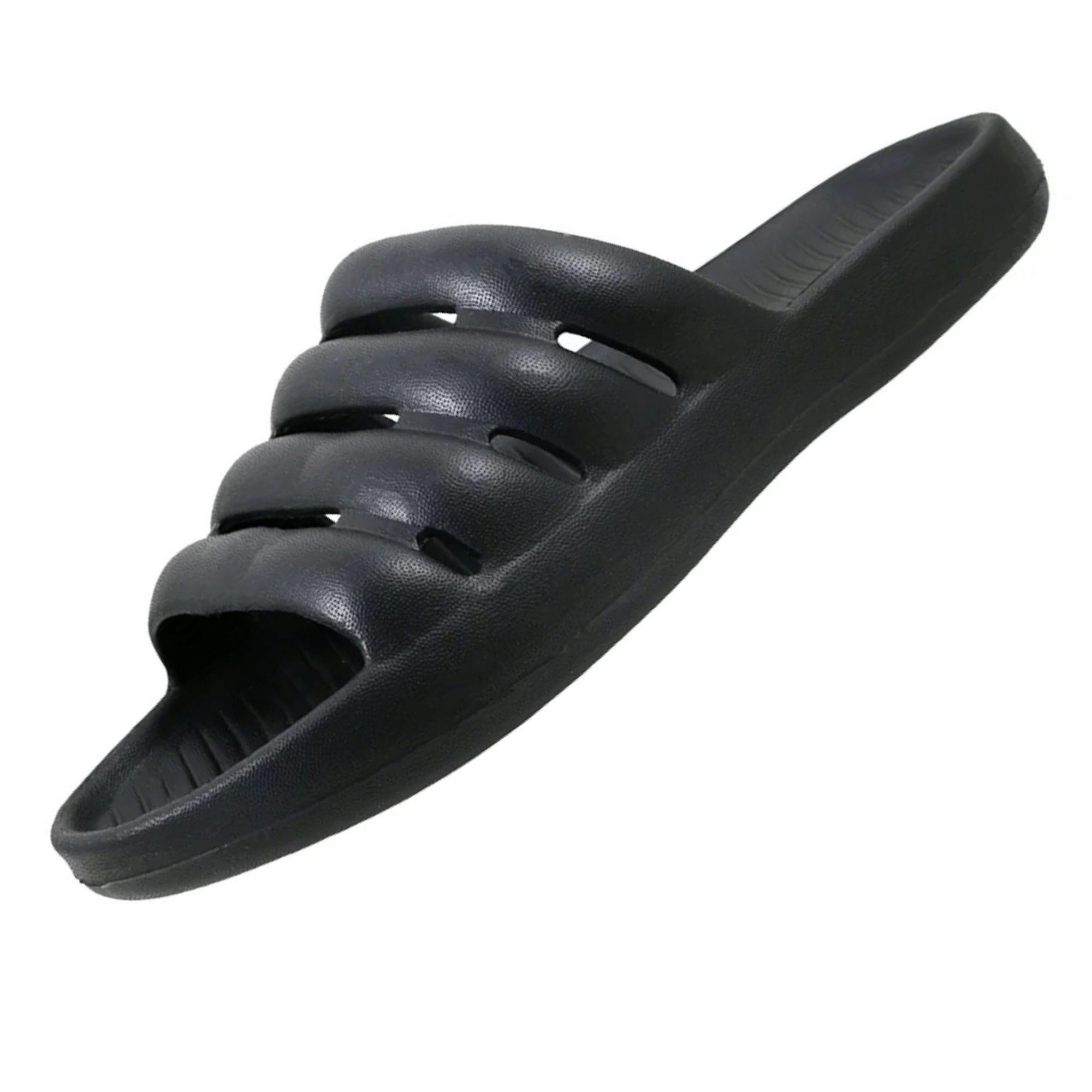 Women's Black Slides in Sizes 6-10- NO CA image