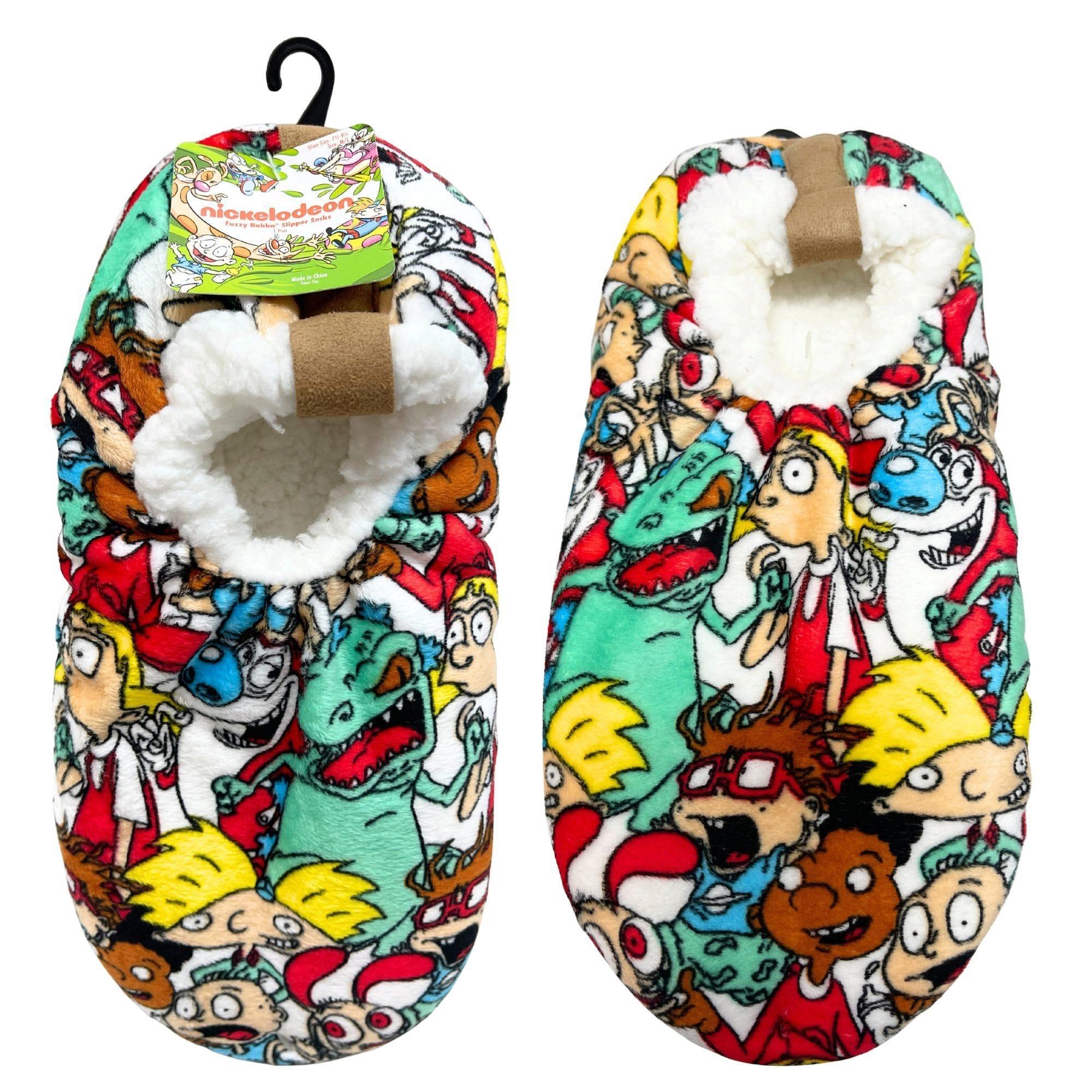 Fuzzy Babba 1 Pack Mens Slippers 90's Nickelodeon in Assorted Sizes image