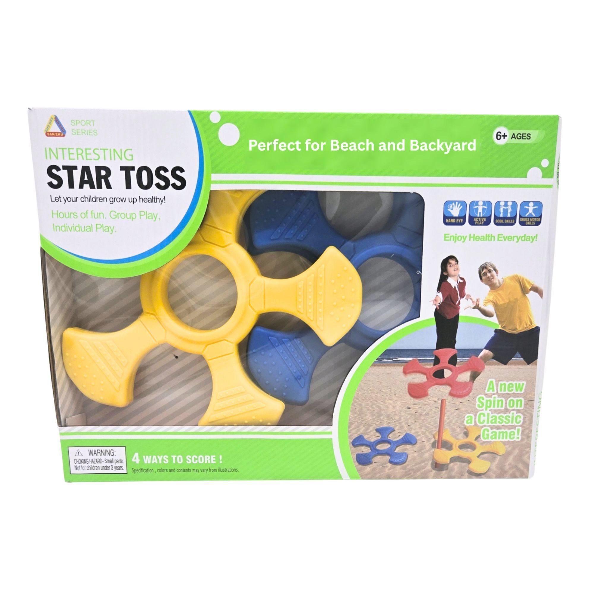 Outdoor Throwing Ring Toss Game with Stake and Rings image