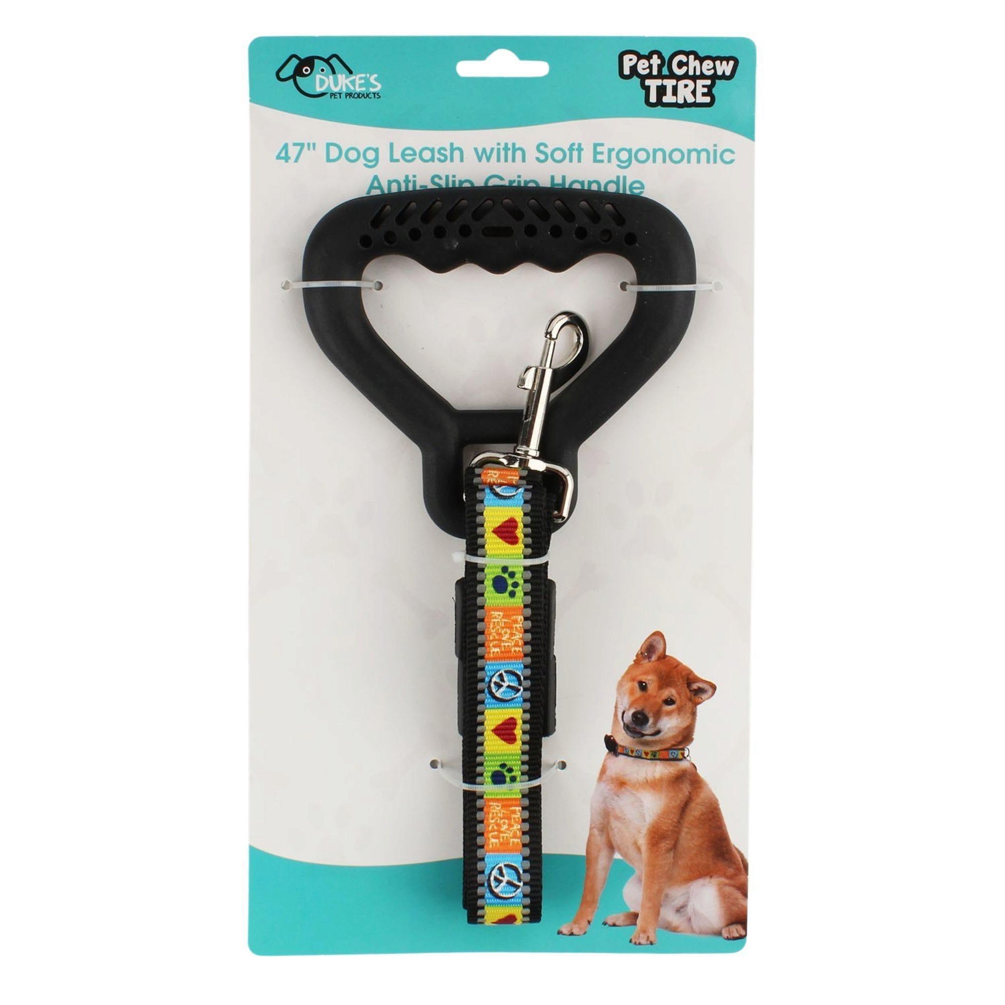 Dog Leash with Soft Ergonomic Anti-Slip Grip Handle image