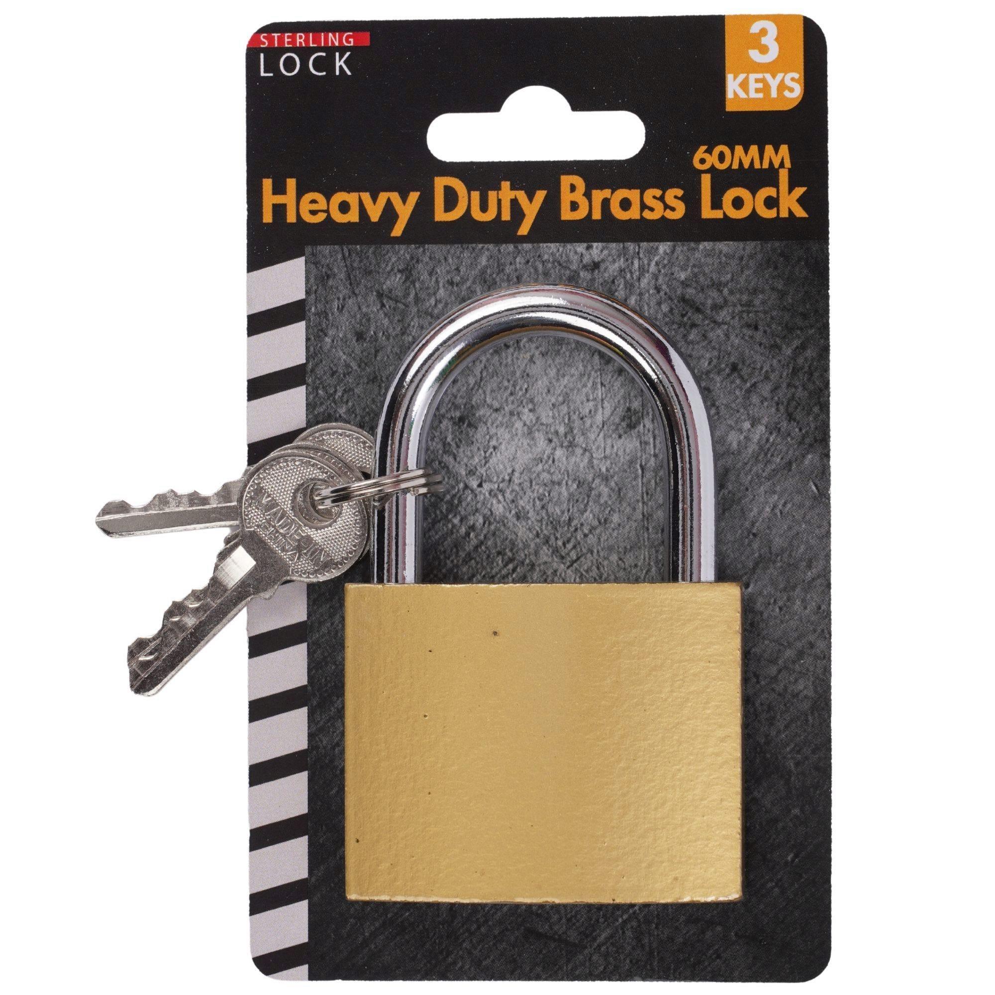 60MM Heavy Duty Brass Padlock image