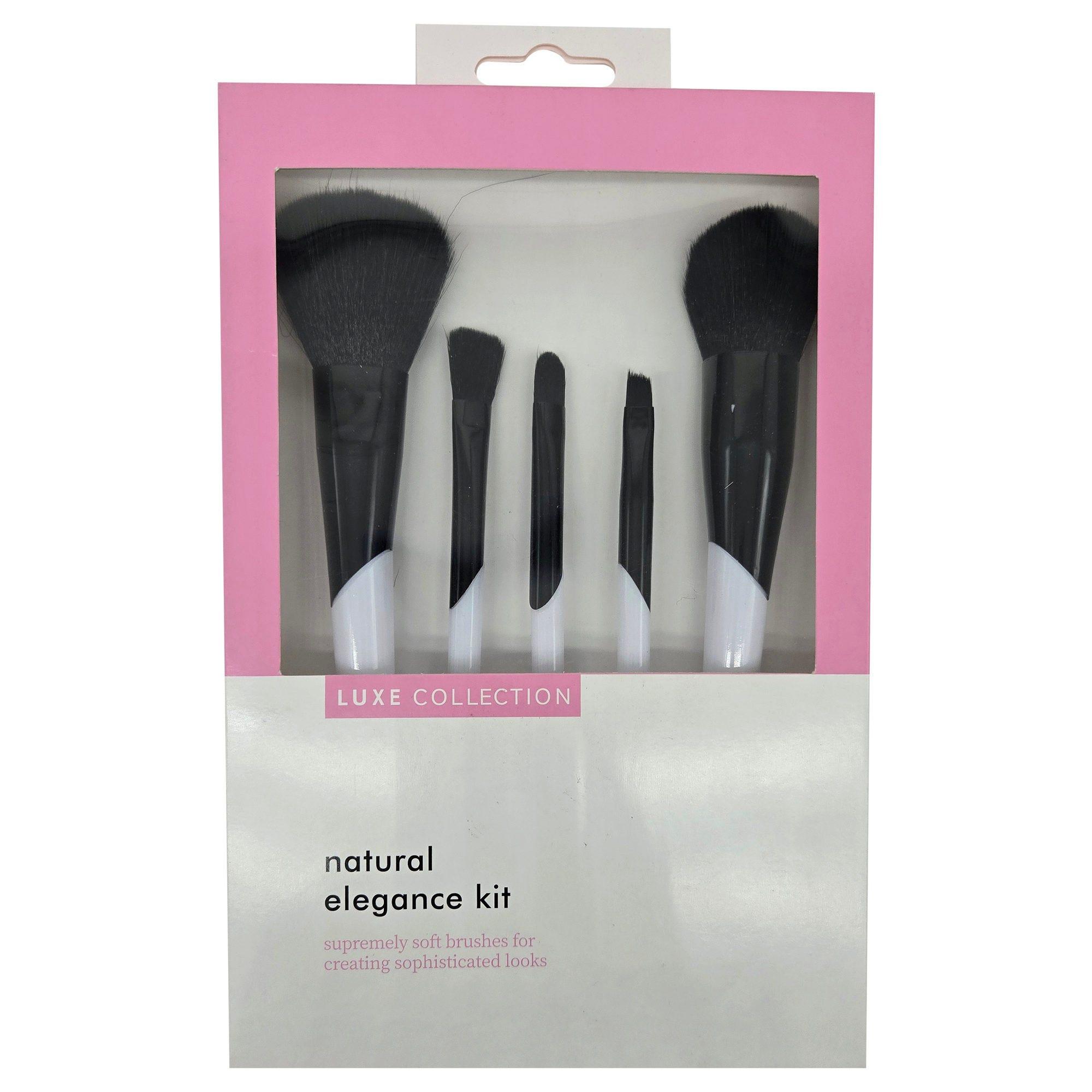 5 Piece Beauty Makeup Brush Sets in Assorted Colors image