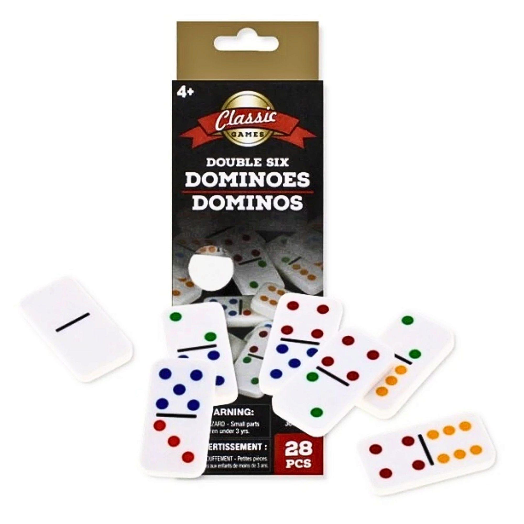 Classic Double Six Dominoes Game Set Petite Size image