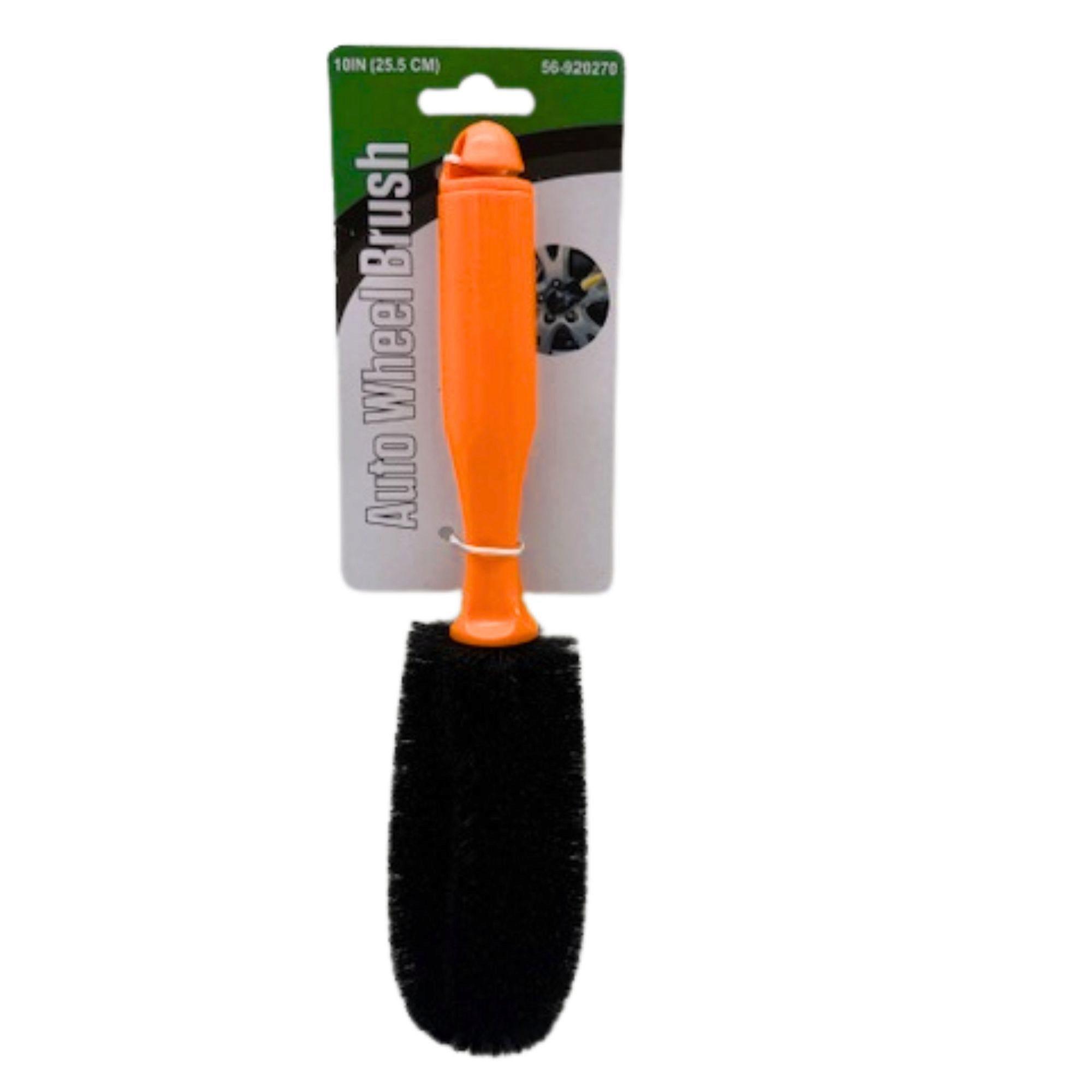 10" Auto Wheel Bristle Head Brush in Assorted Handle Colors image