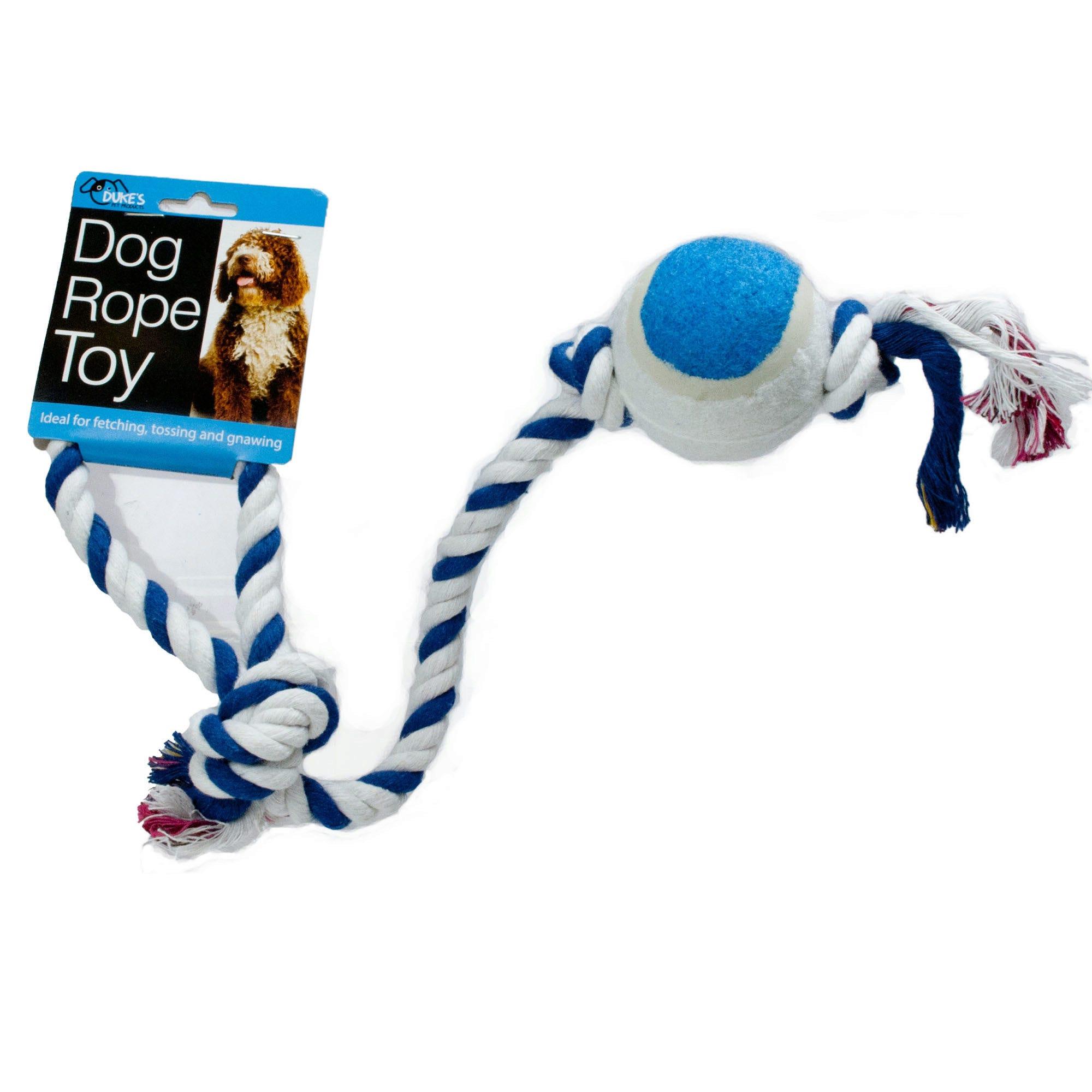 Dog Rope Tennis Ball Toy image