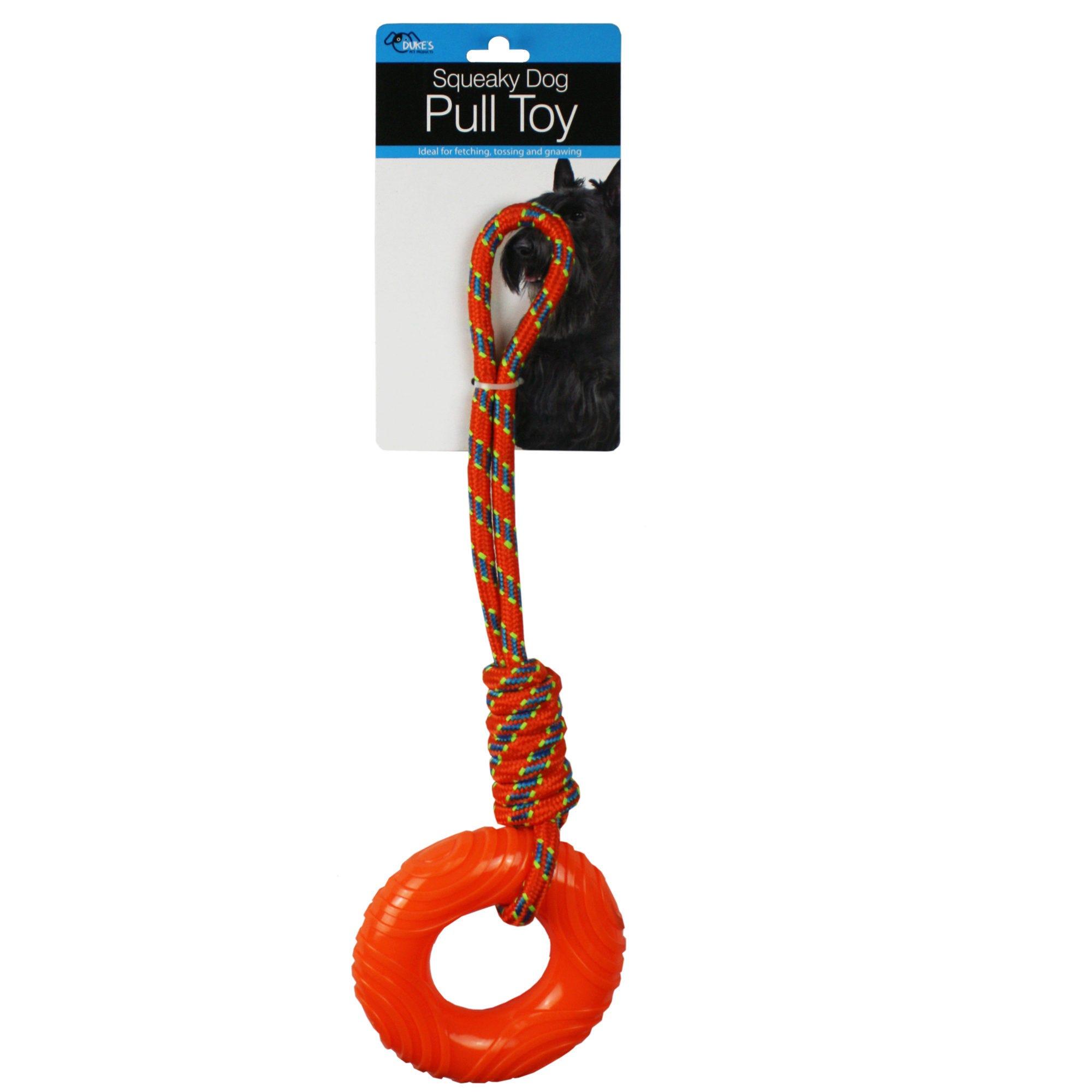 Rubber Ring with Rope Dog Pull Toy image