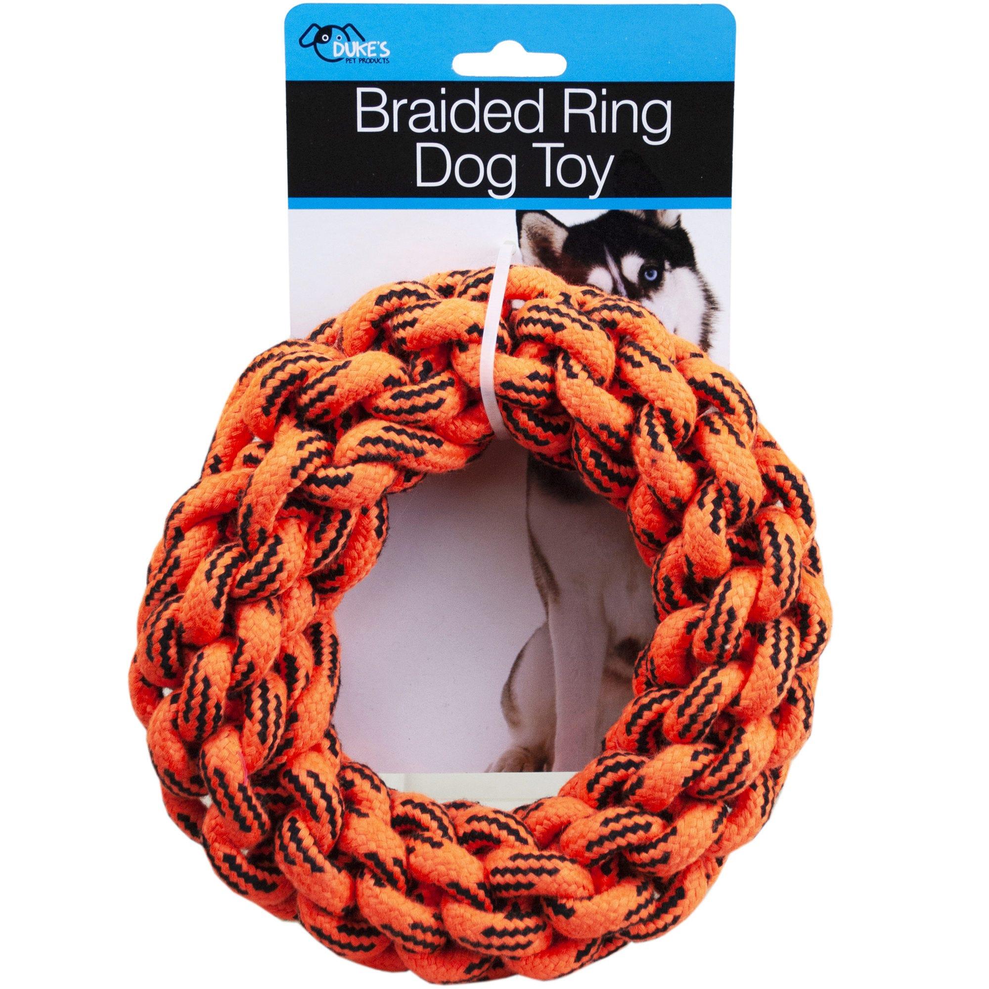 Braided Ring Dog Toy image