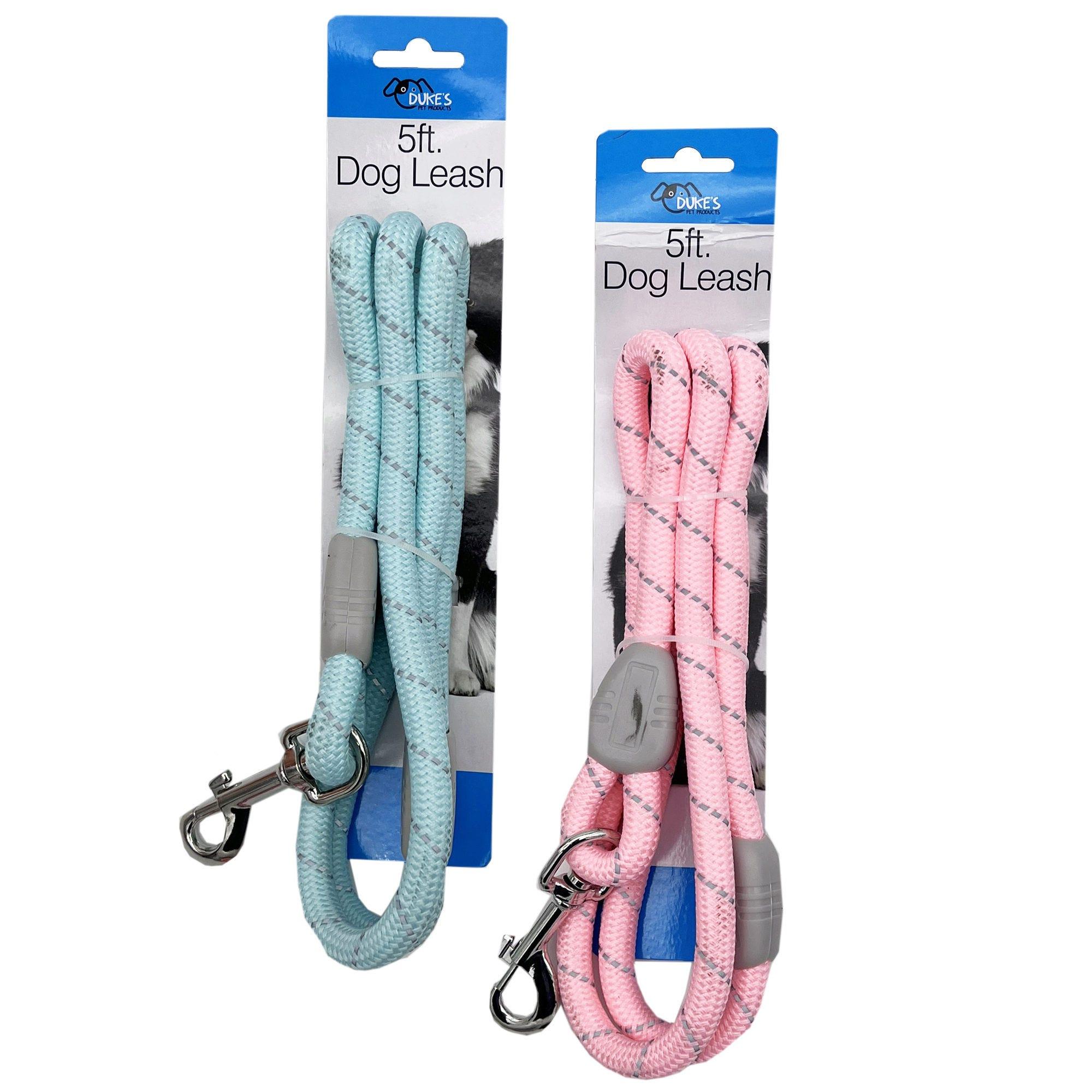 Pastel Dog Leash with Collar Clip image