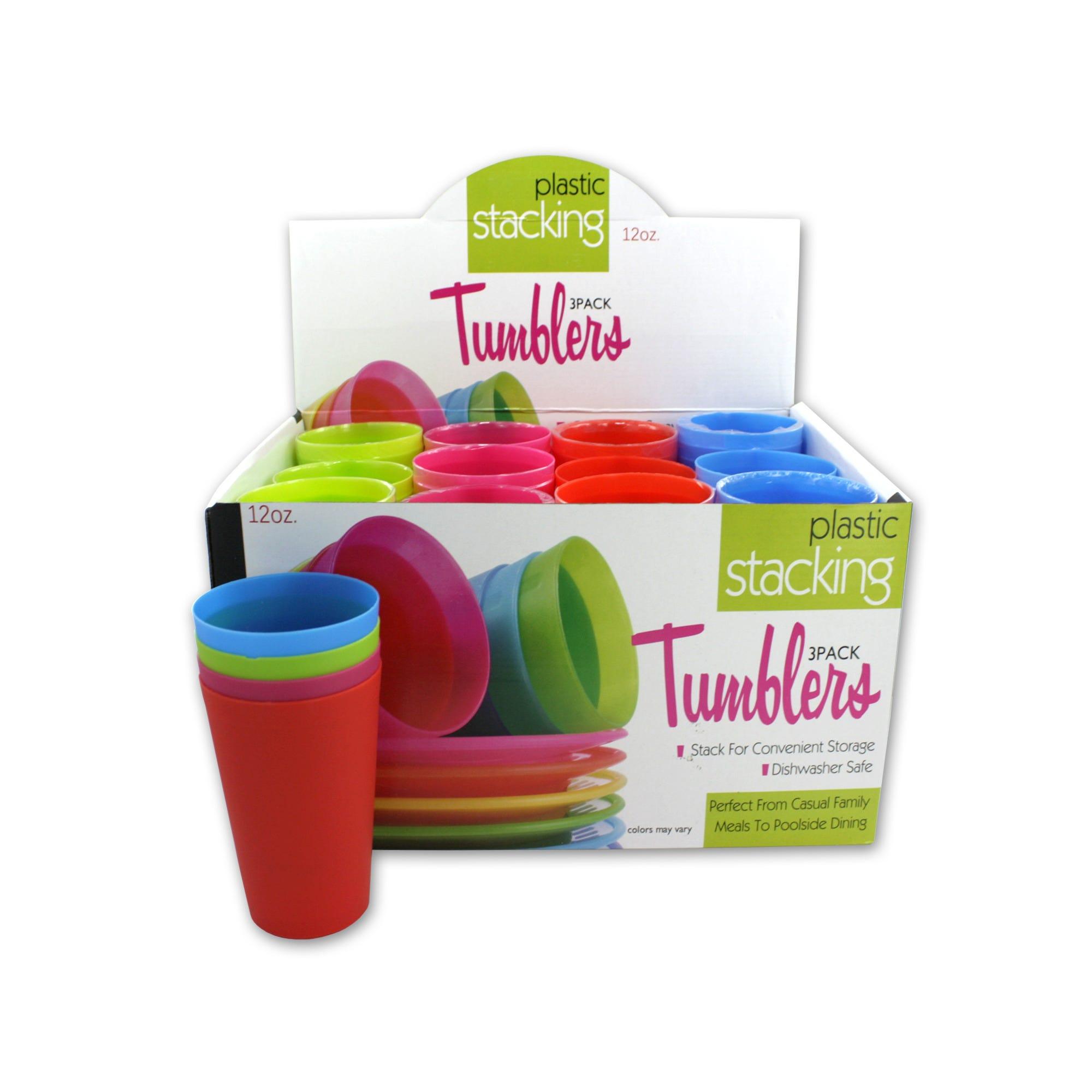 12 oz. Plastic Stacking Tumblers Countertop Display image