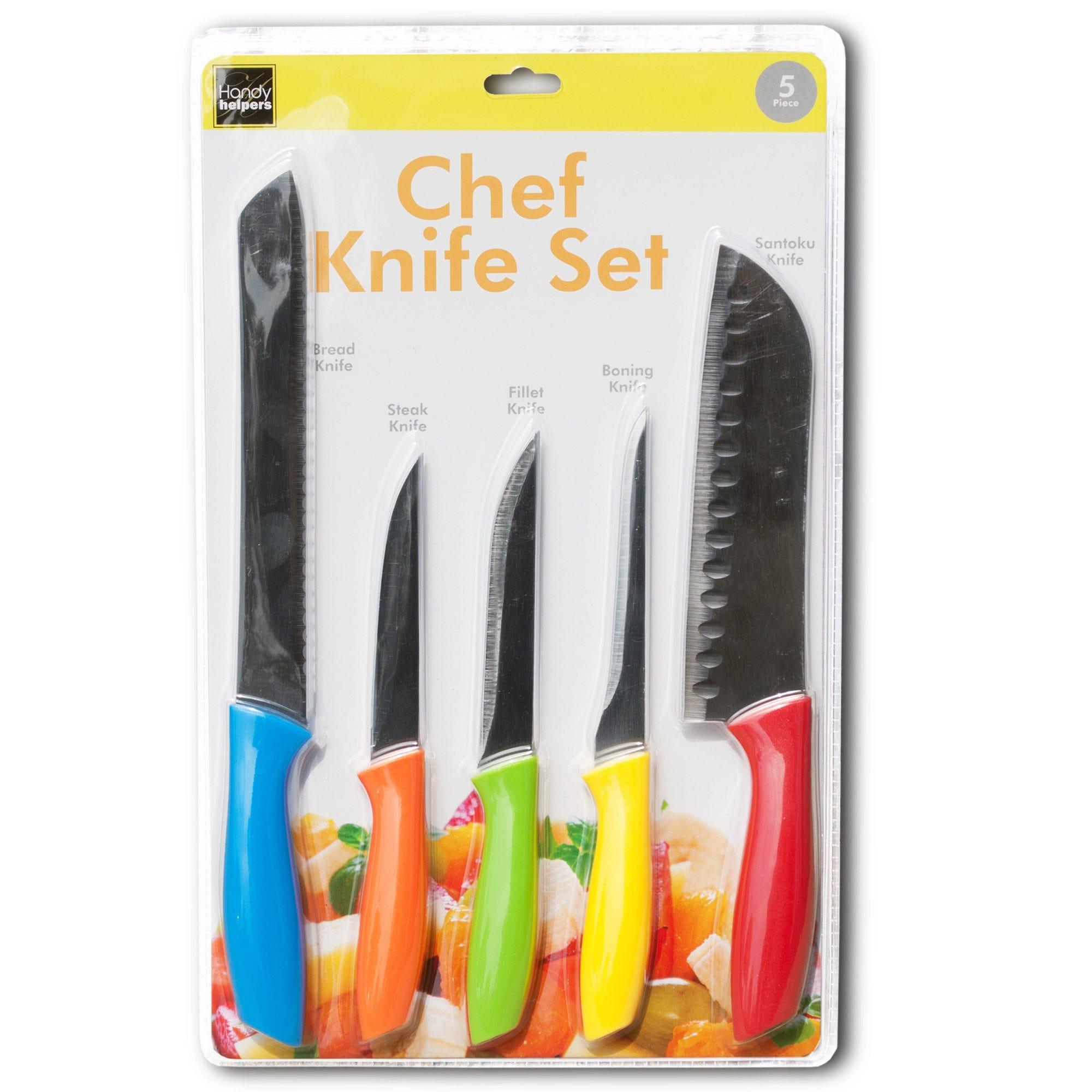 Colorful Chef Knife Set image