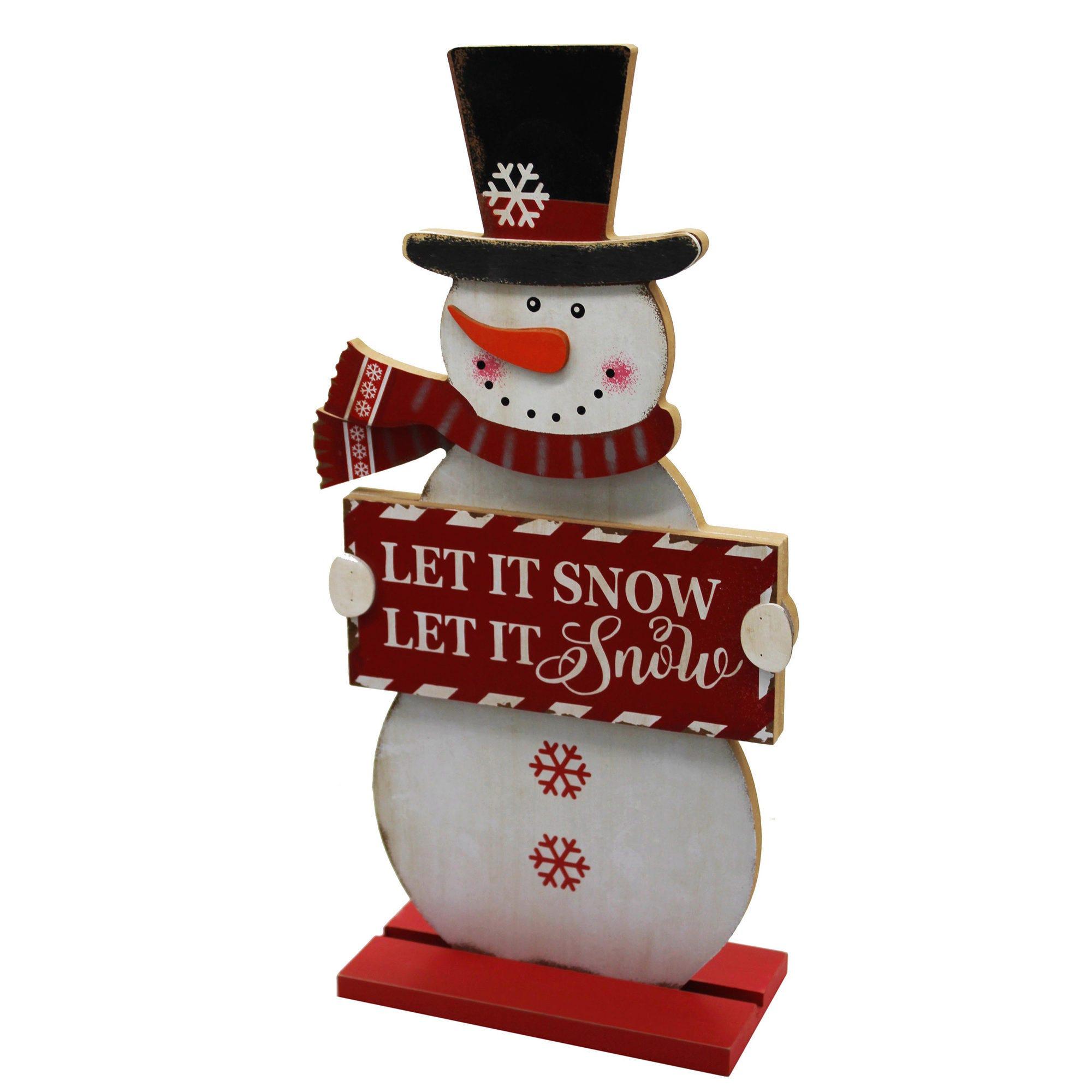 Snowman's Let It Snow Let It Snow  Tabletop Decor image