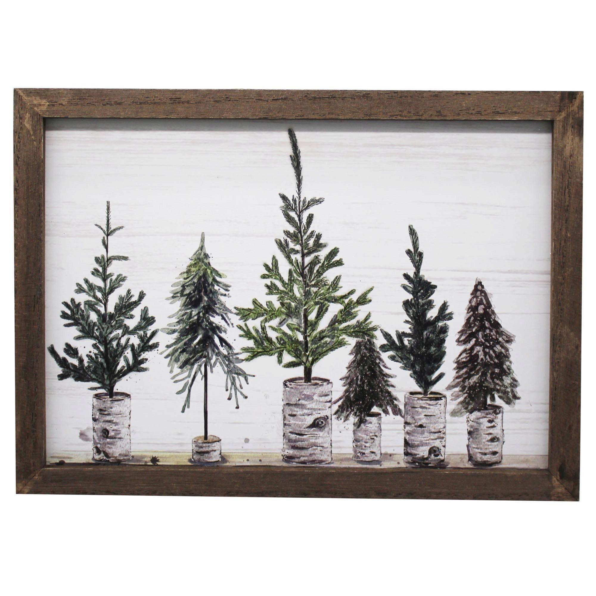 Farm Fresh Christmas Trees Wall Decor image